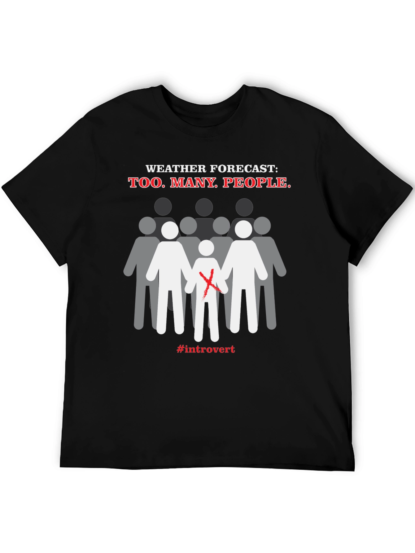 Introvert Weather Forecast Graphic Tee