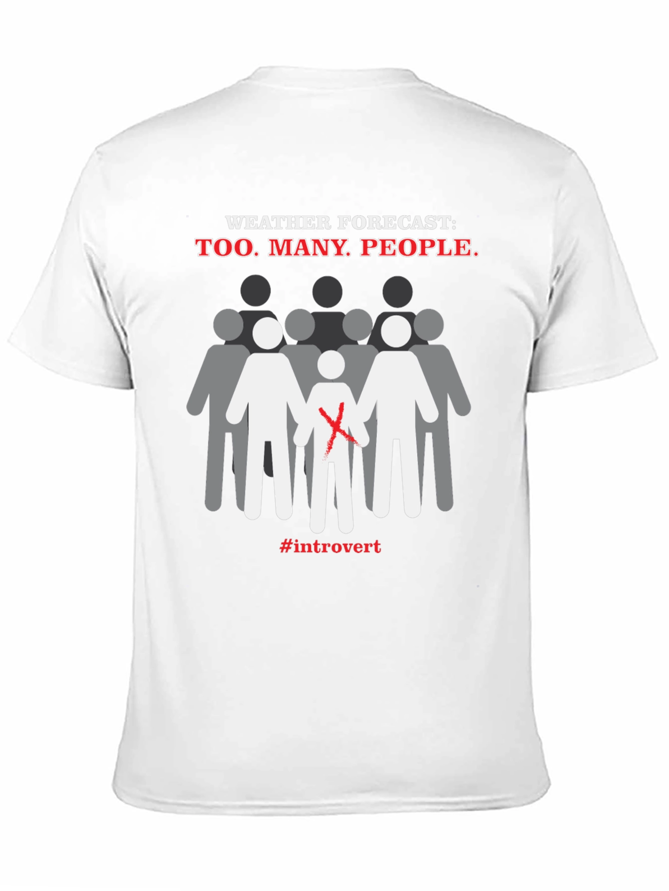 Introvert Weather Forecast Graphic Tee