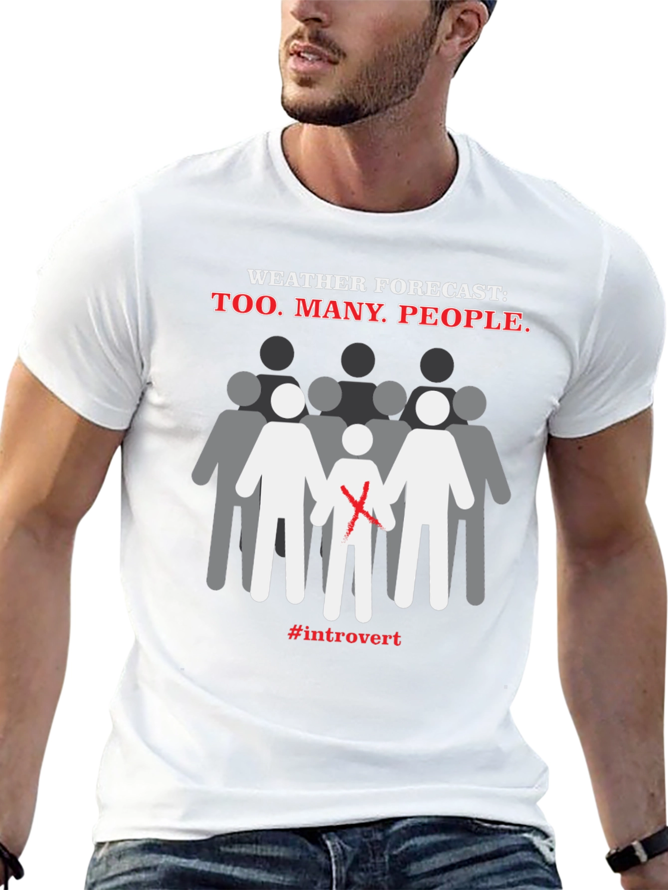 Introvert Weather Forecast Graphic Tee