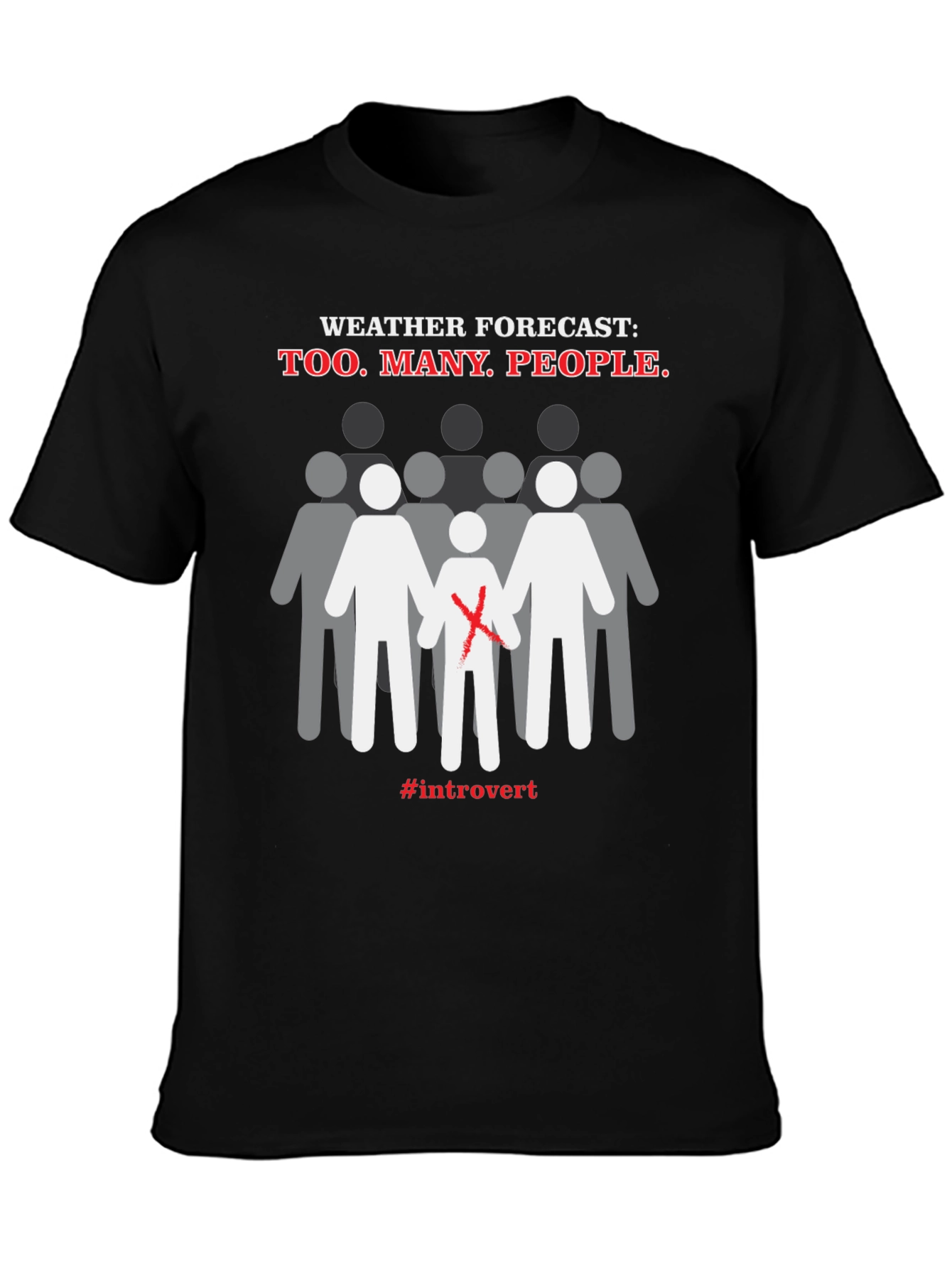 Introvert Weather Forecast Graphic Tee