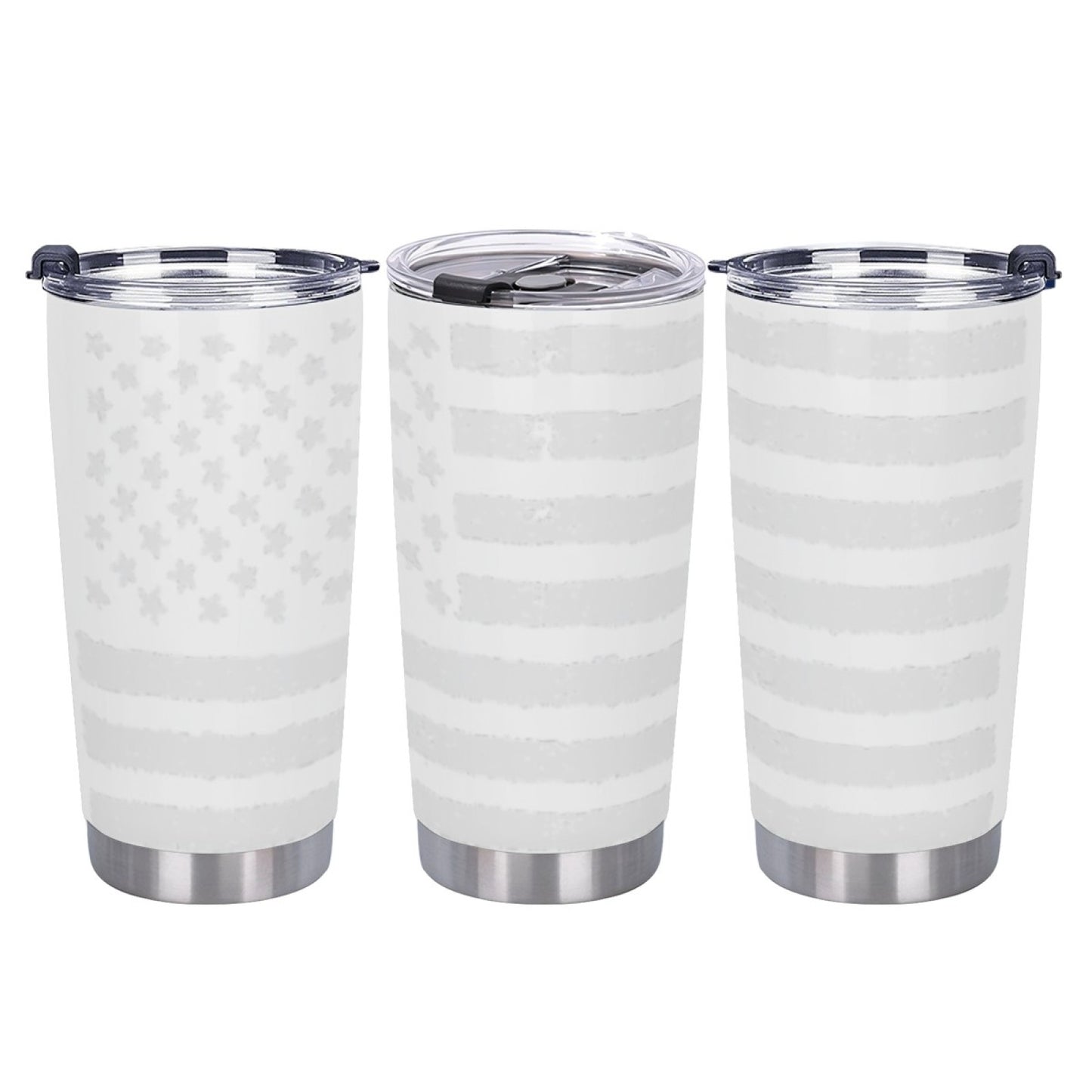 Leak-Proof Insulated Coffee Tumbler - Stainless Steel Graphic Drink Cup
