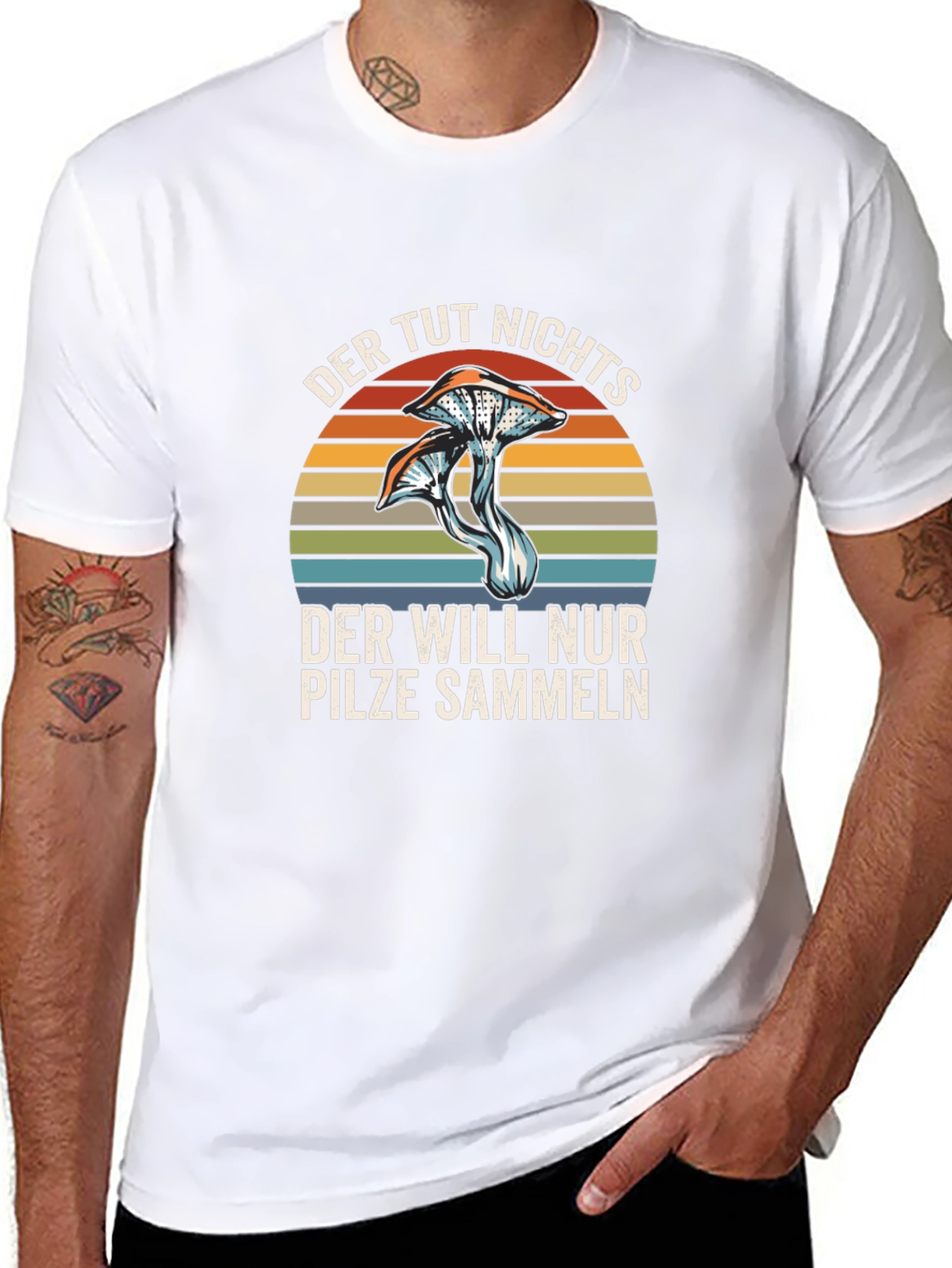 Mushroom Hunter T-Shirt - German Humorous Design