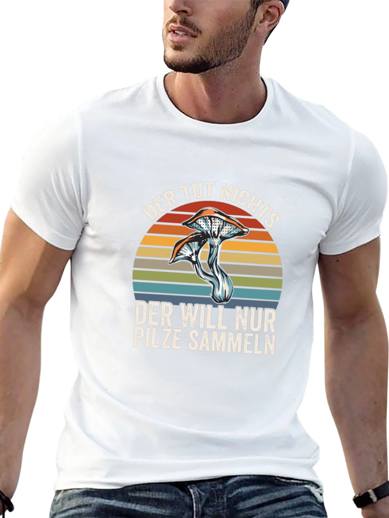 Mushroom Hunter T-Shirt - German Humorous Design