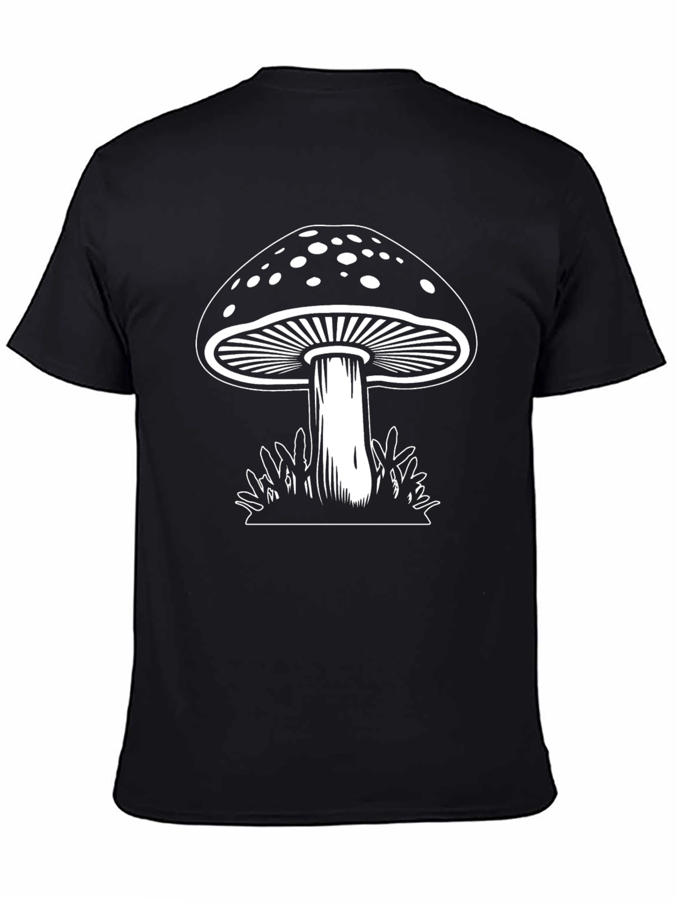 Mushroom Graphic Tee - Classic Black T-Shirt
