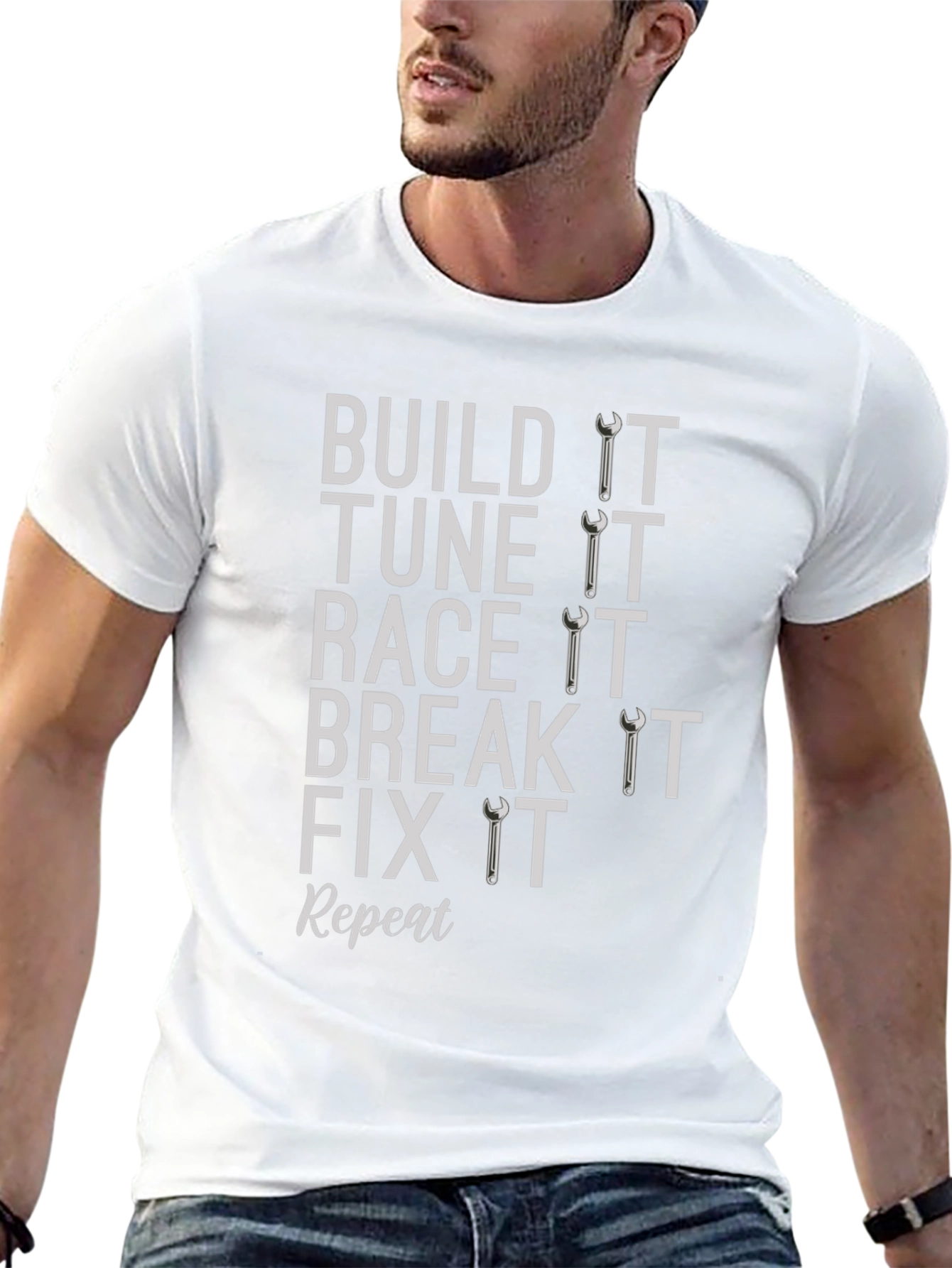 Build It Race It Mechanic T-Shirt
