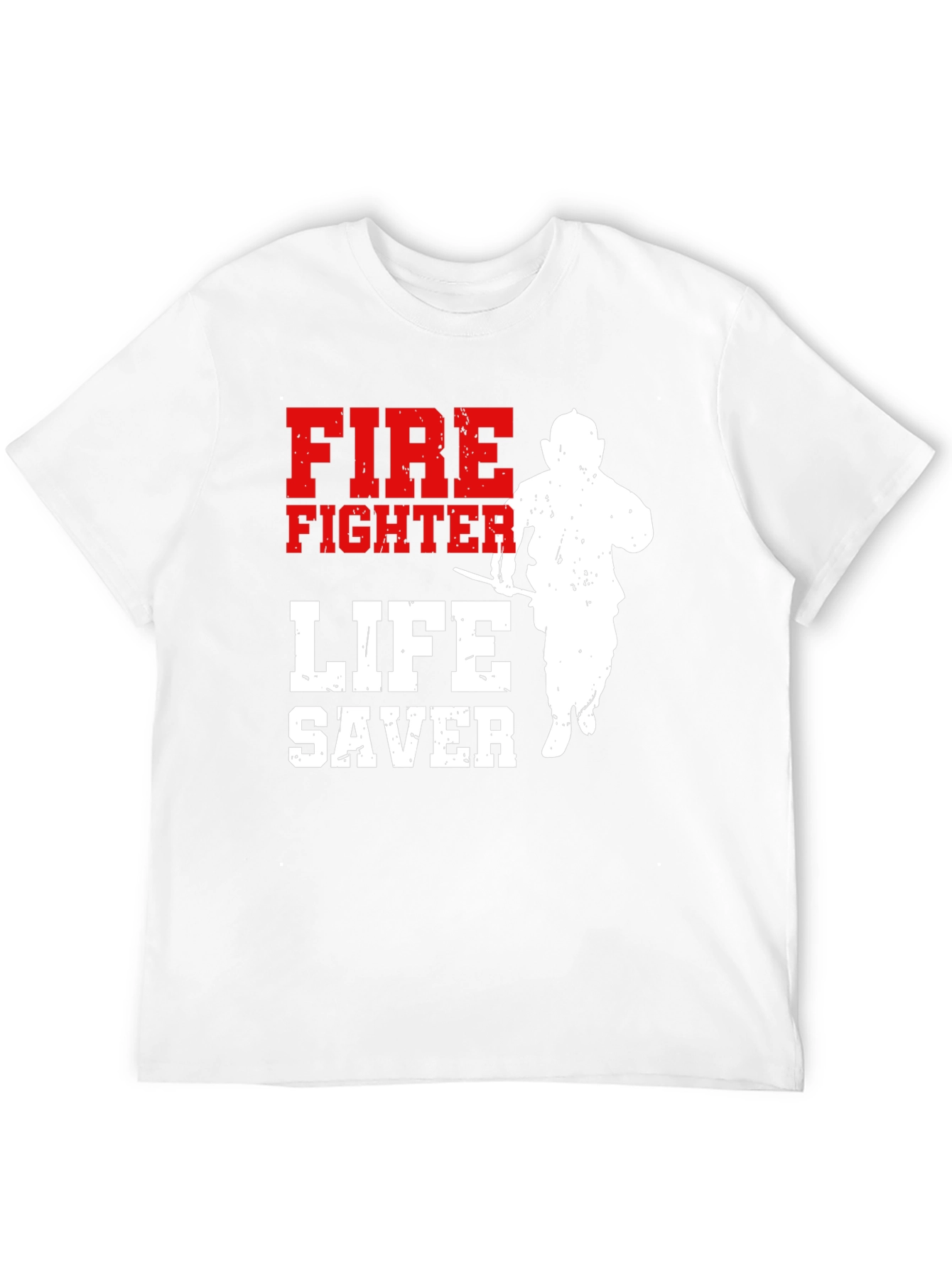 Firefighter Lifesaver Graphic T-Shirt