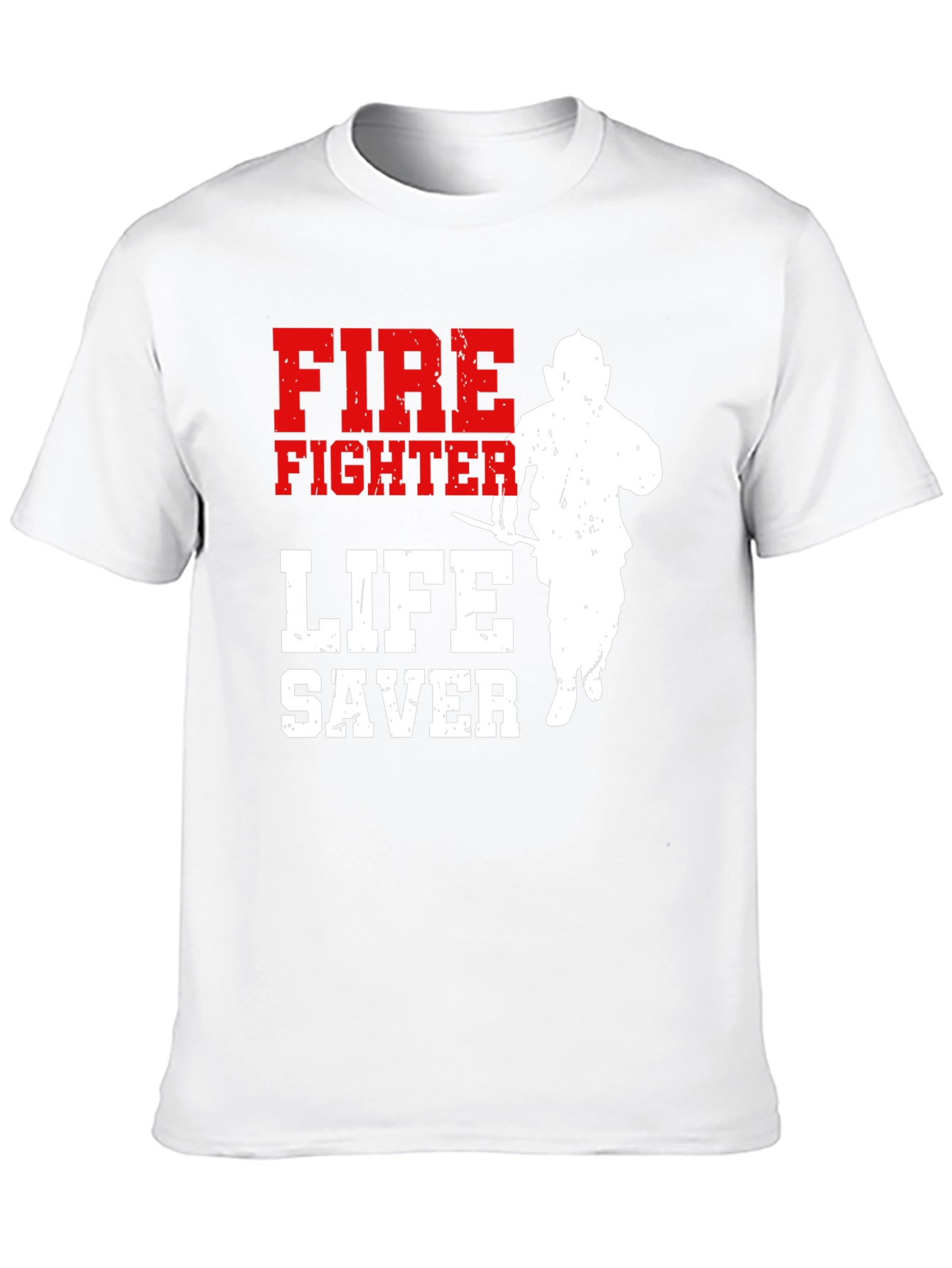 Firefighter Lifesaver Graphic T-Shirt