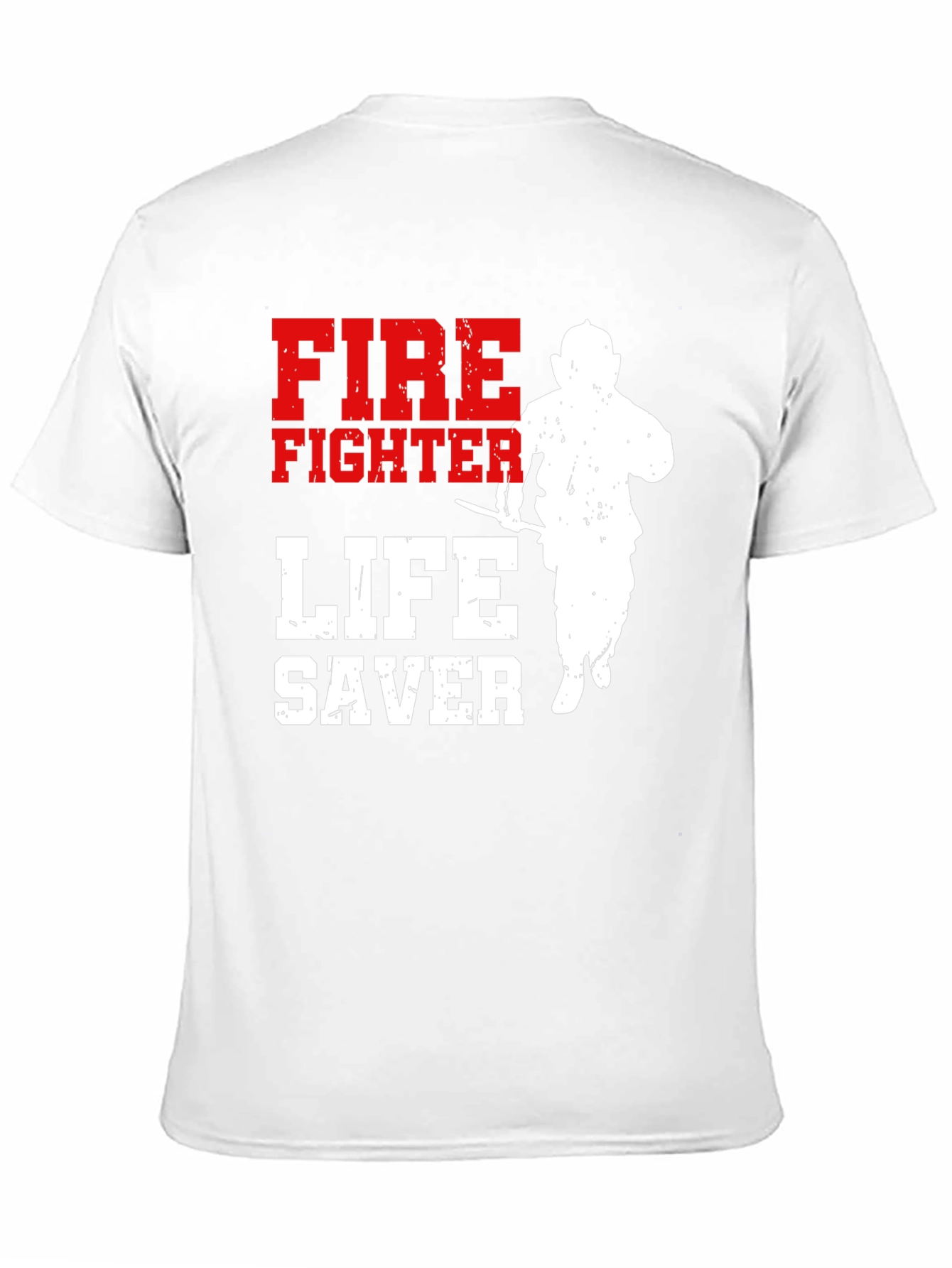 Firefighter Lifesaver Graphic T-Shirt