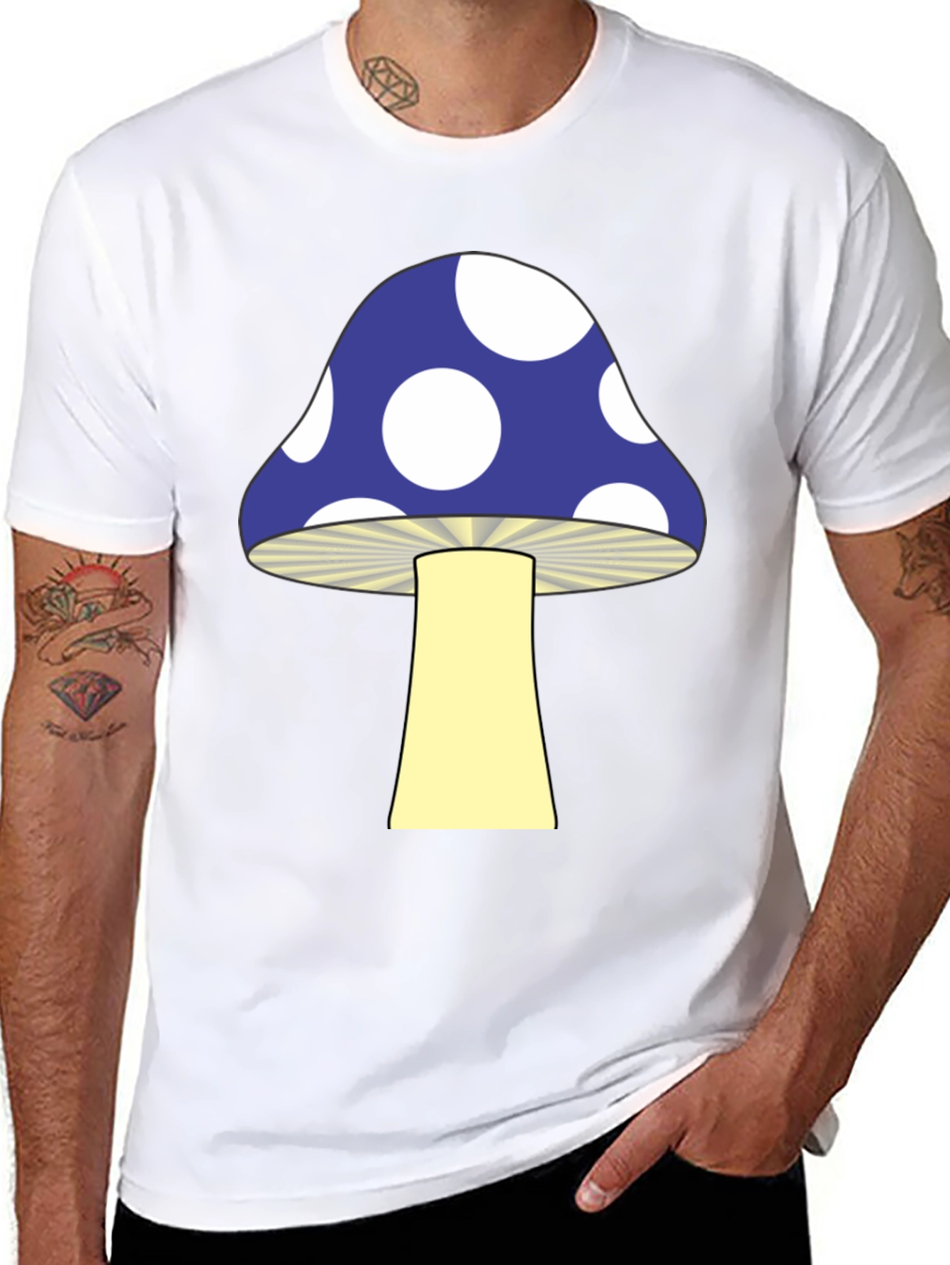 Mushroom Graphic T-Shirt - Funky & Unique Design