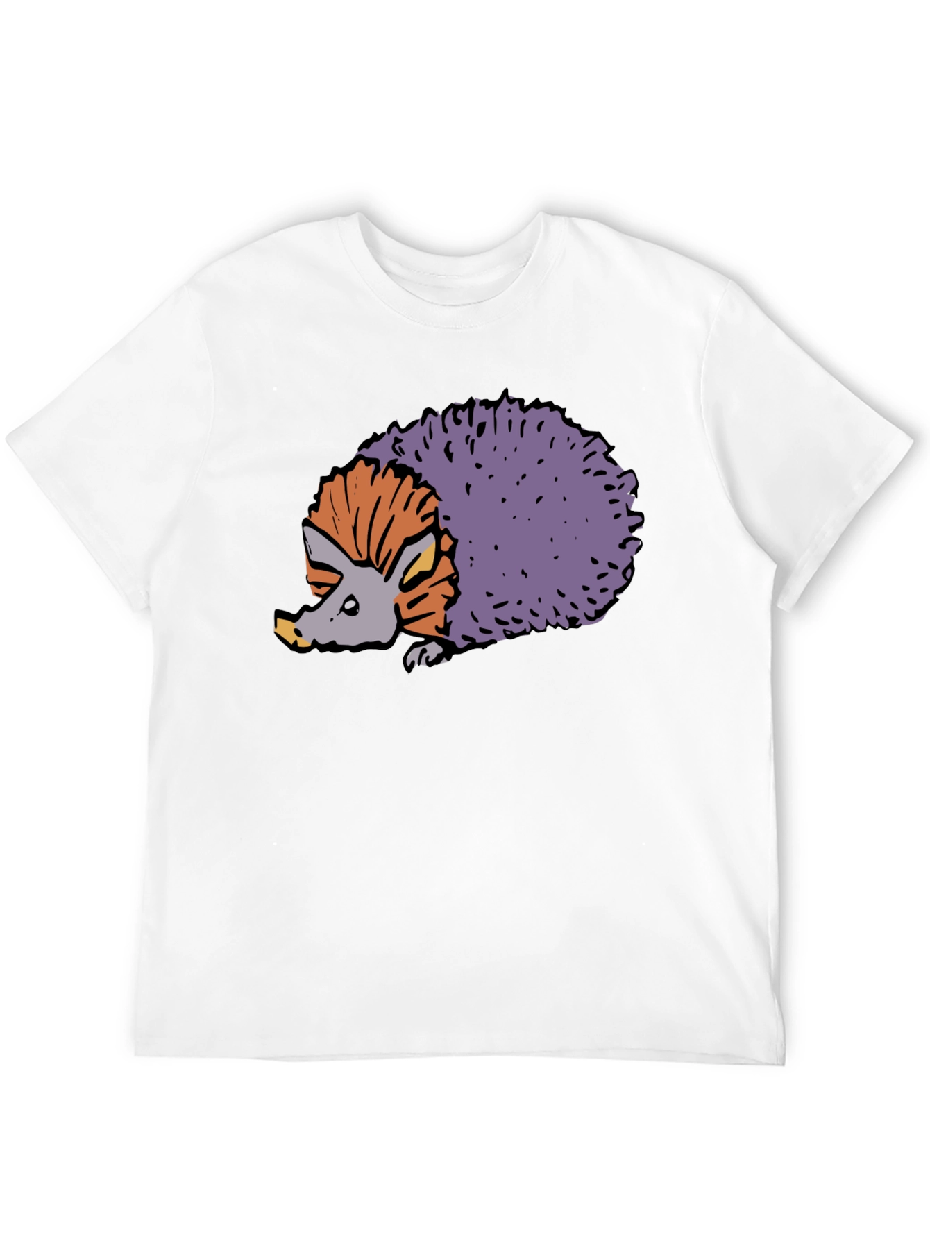 Hedgehog Graphic Tee - Quirky Animal Design