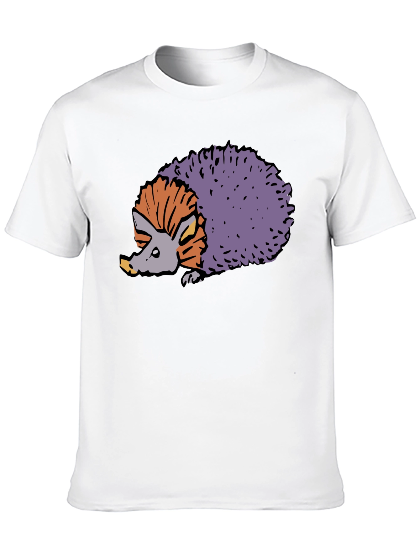 Hedgehog Graphic Tee - Quirky Animal Design