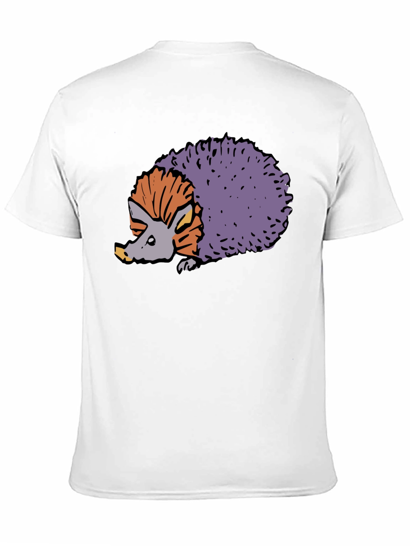 Hedgehog Graphic Tee - Quirky Animal Design