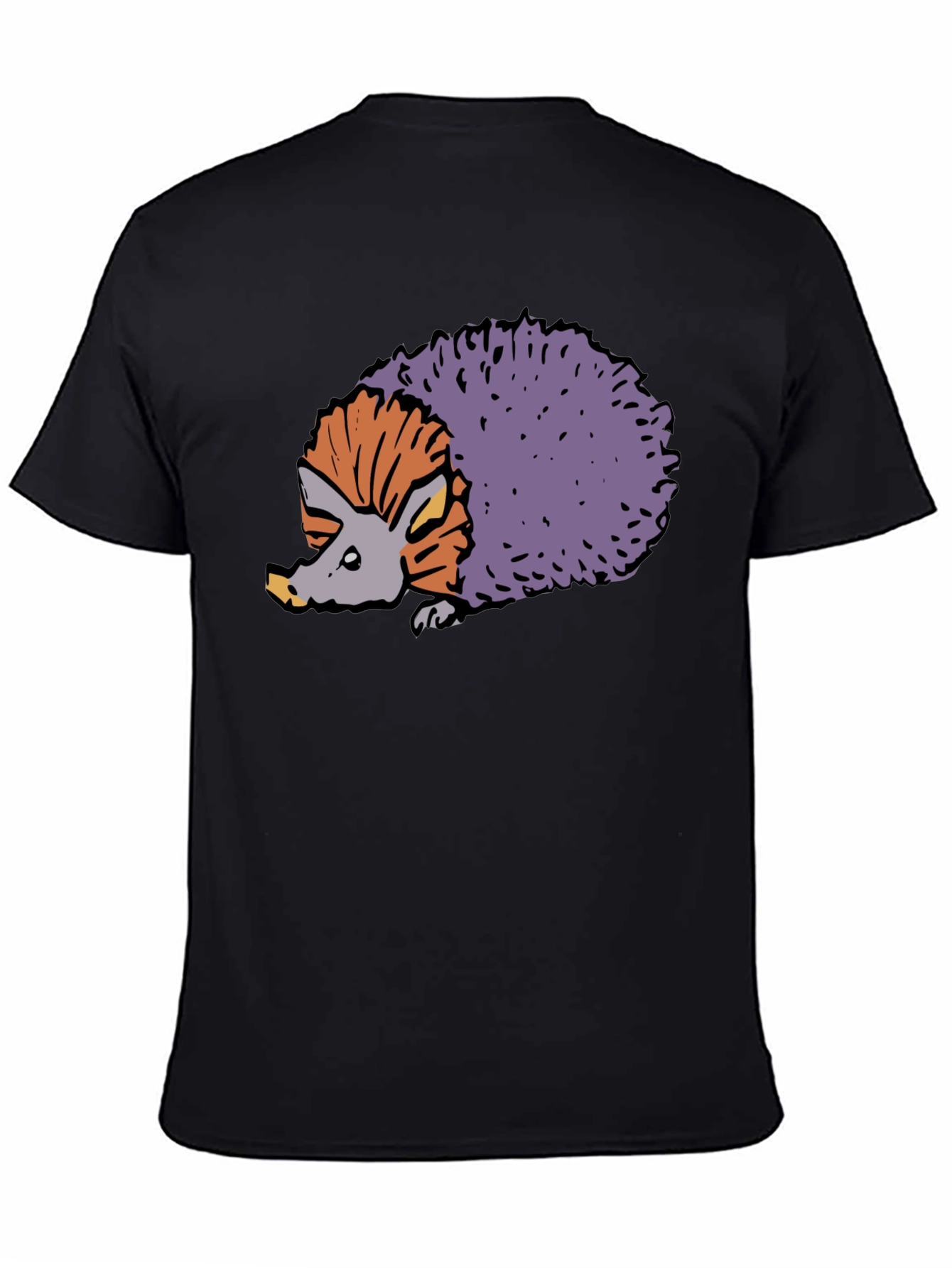 Hedgehog Graphic Tee - Quirky Animal Design