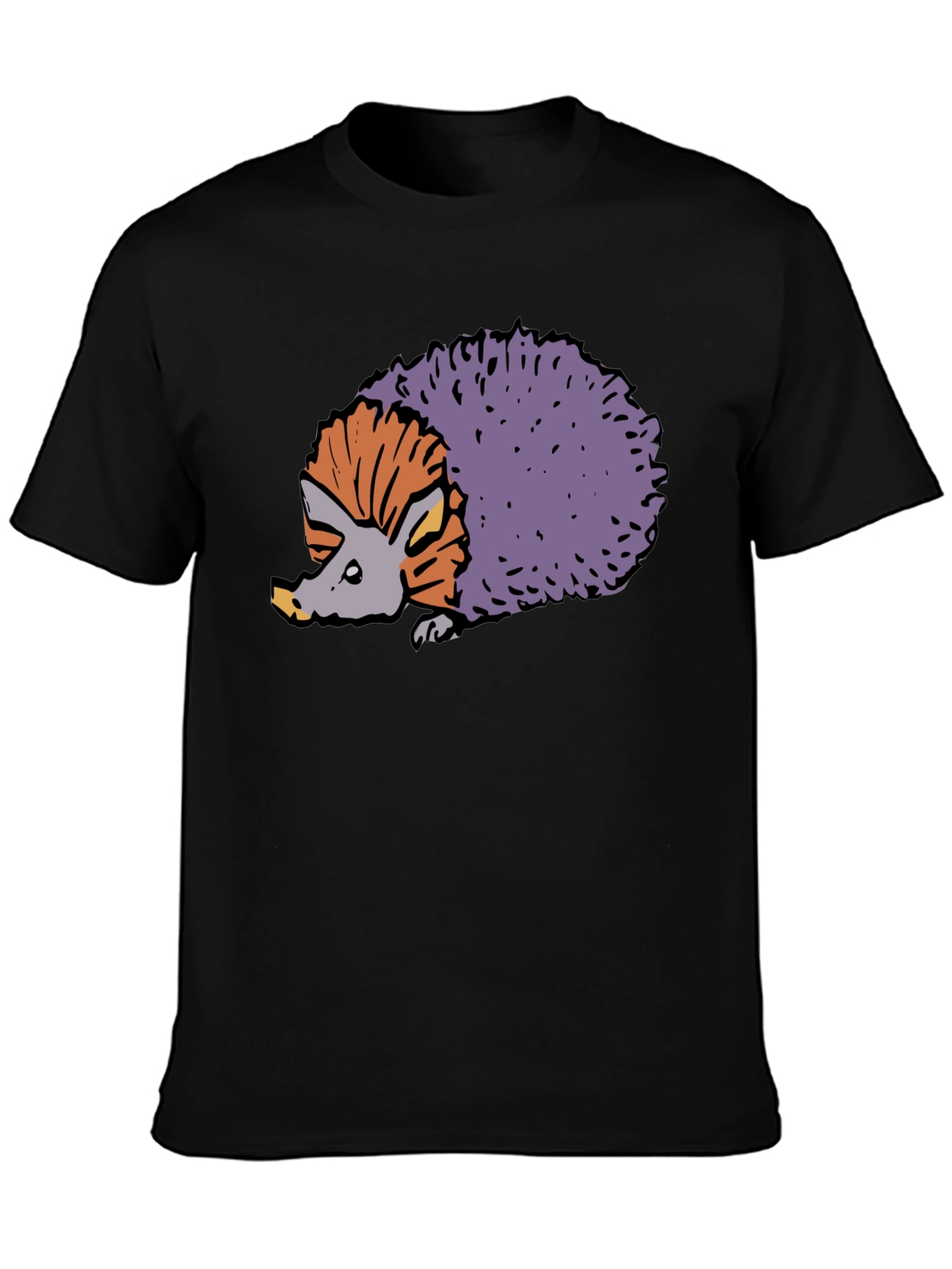Hedgehog Graphic Tee - Quirky Animal Design