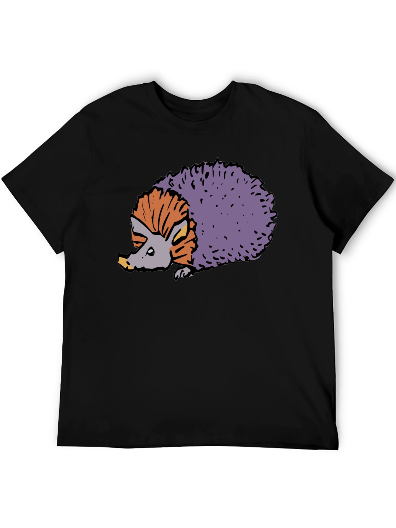Hedgehog Graphic Tee - Quirky Animal Design