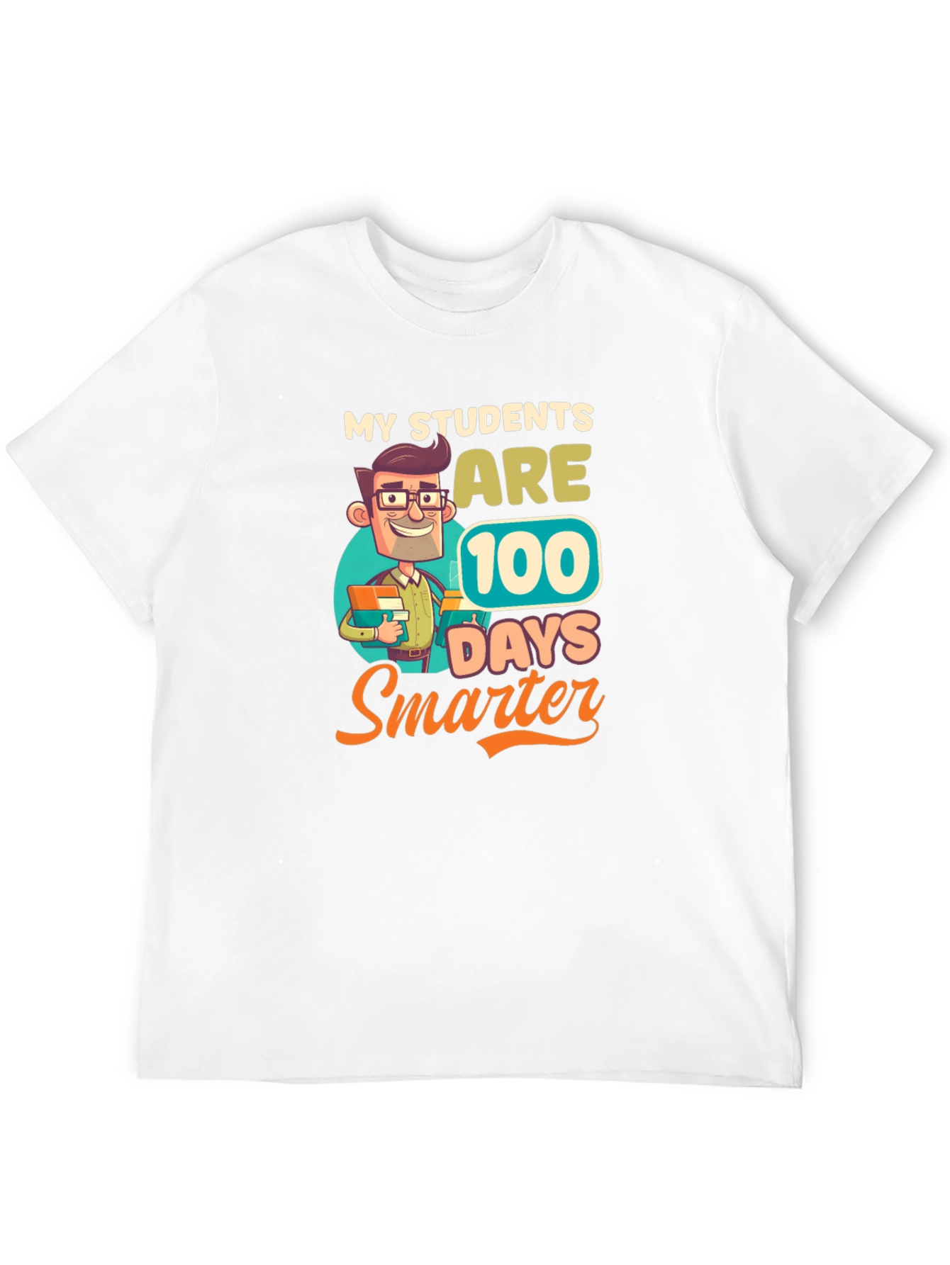 100 Days Smarter T-Shirt - Teacher Appreciation Tee