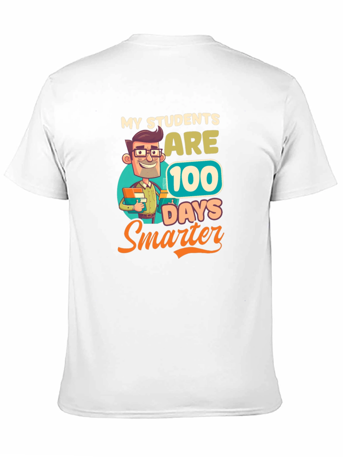 100 Days Smarter T-Shirt - Teacher Appreciation Tee