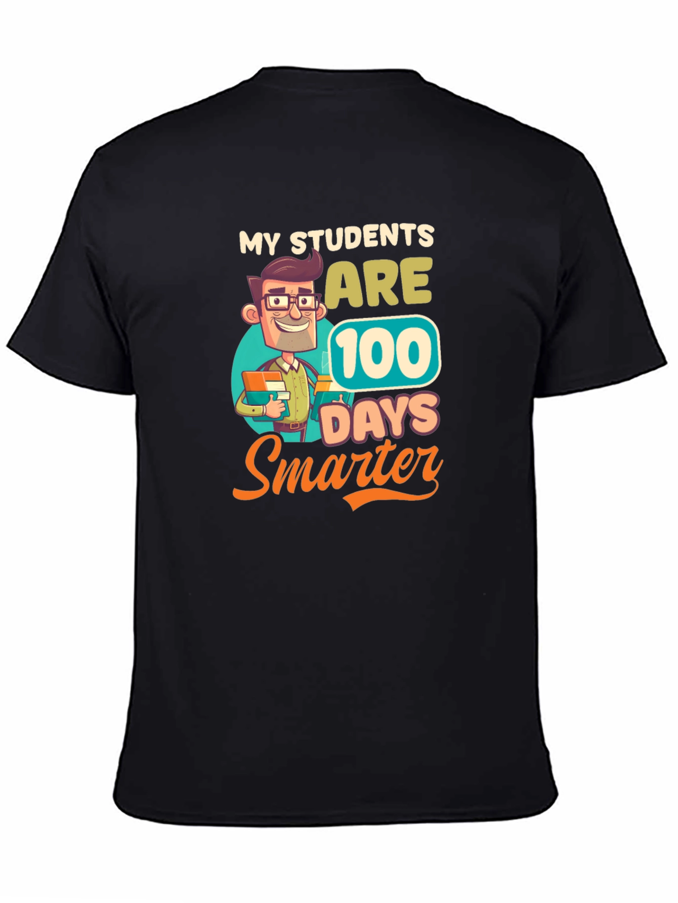 100 Days Smarter T-Shirt - Teacher Appreciation Tee