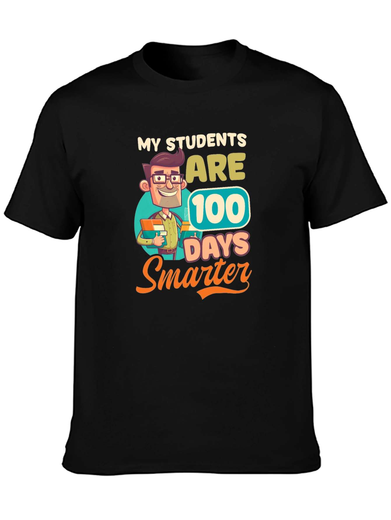 100 Days Smarter T-Shirt - Teacher Appreciation Tee