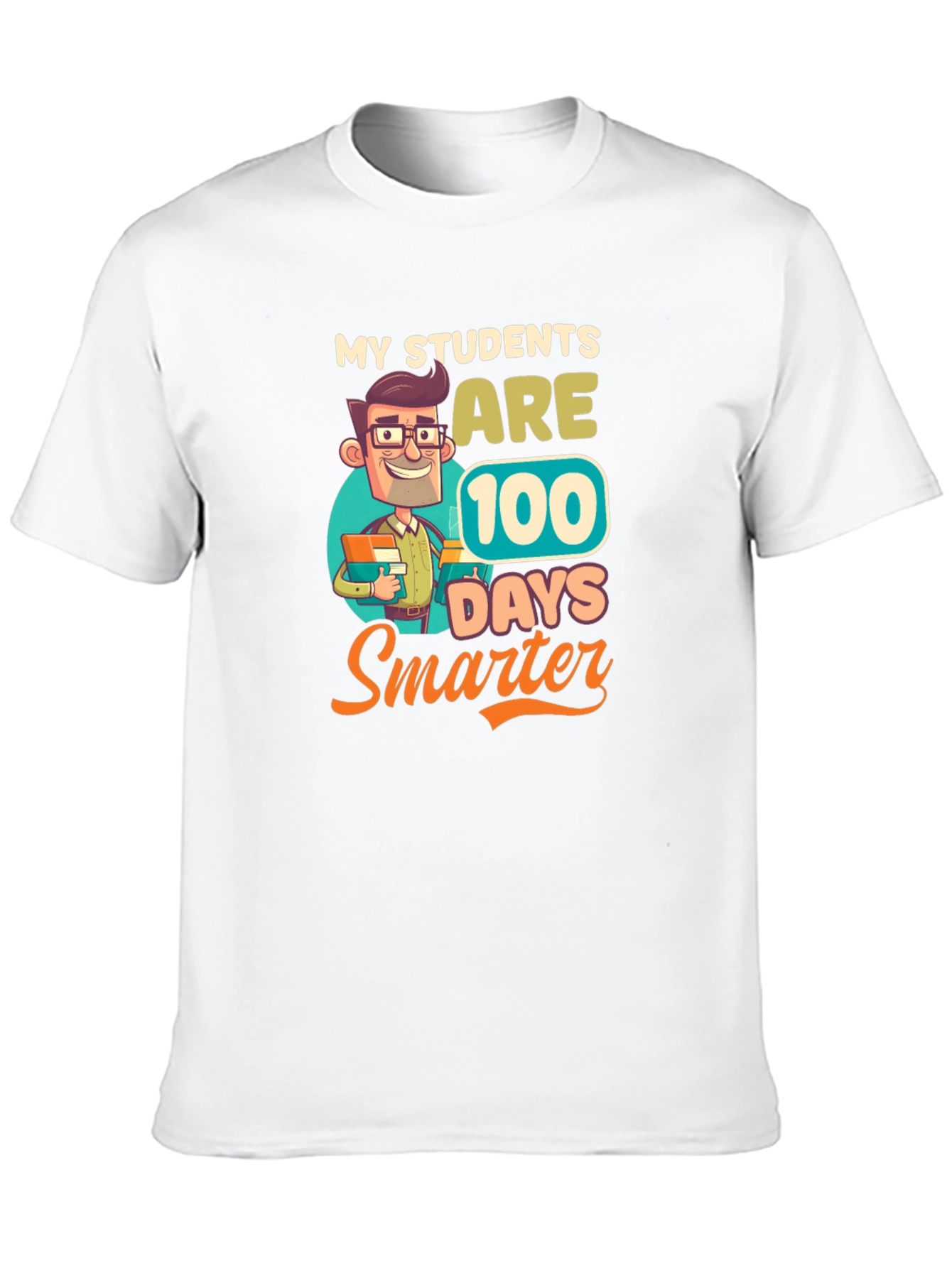 100 Days Smarter T-Shirt - Teacher Appreciation Tee