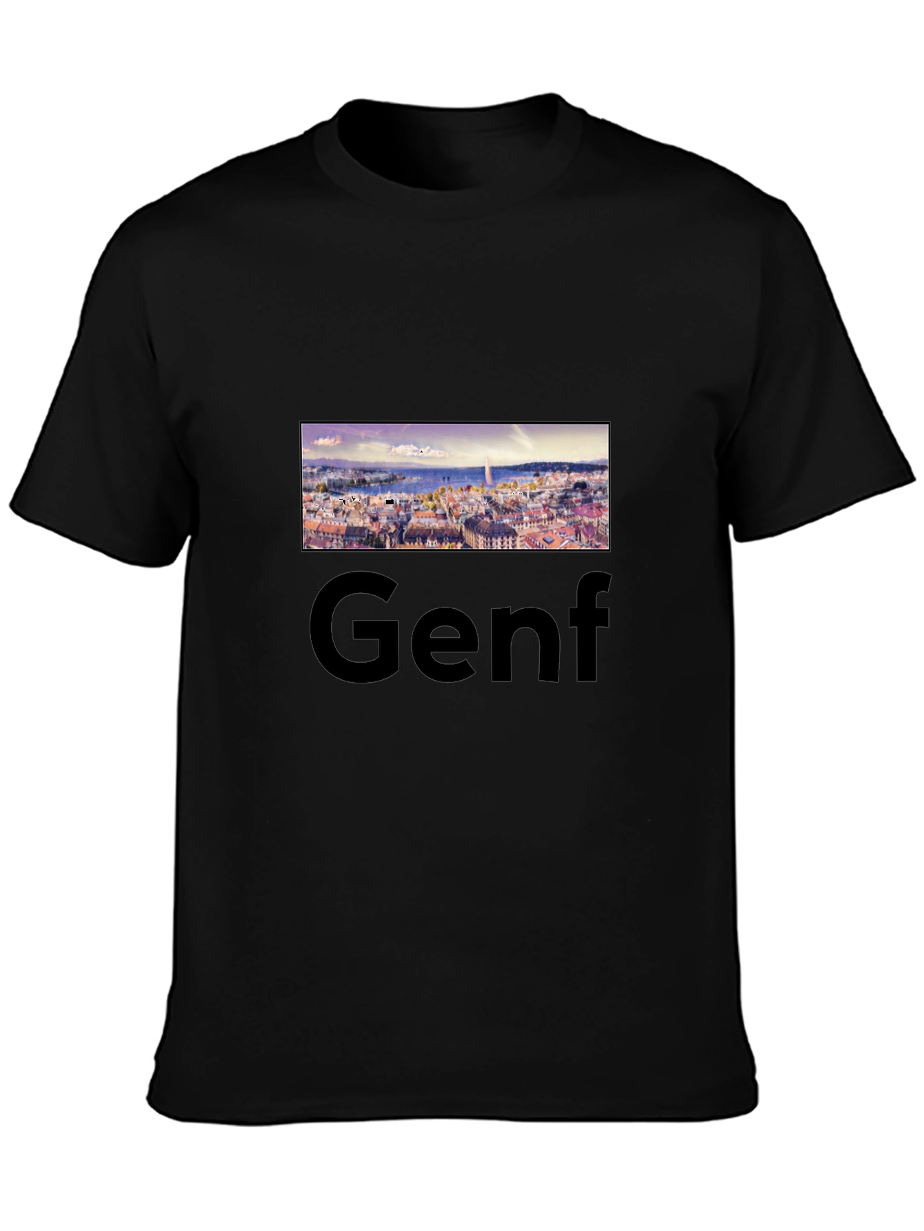 Geneva T-Shirt: Cityscape Tee for Travel Lovers
