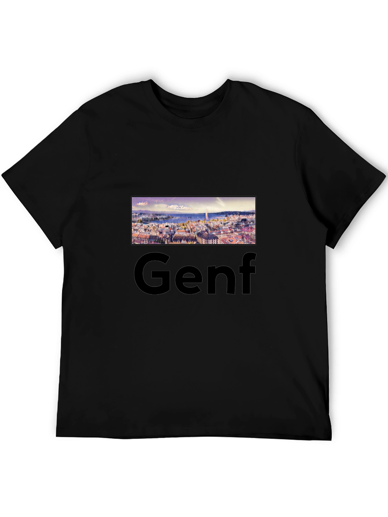 Geneva T-Shirt: Cityscape Tee for Travel Lovers