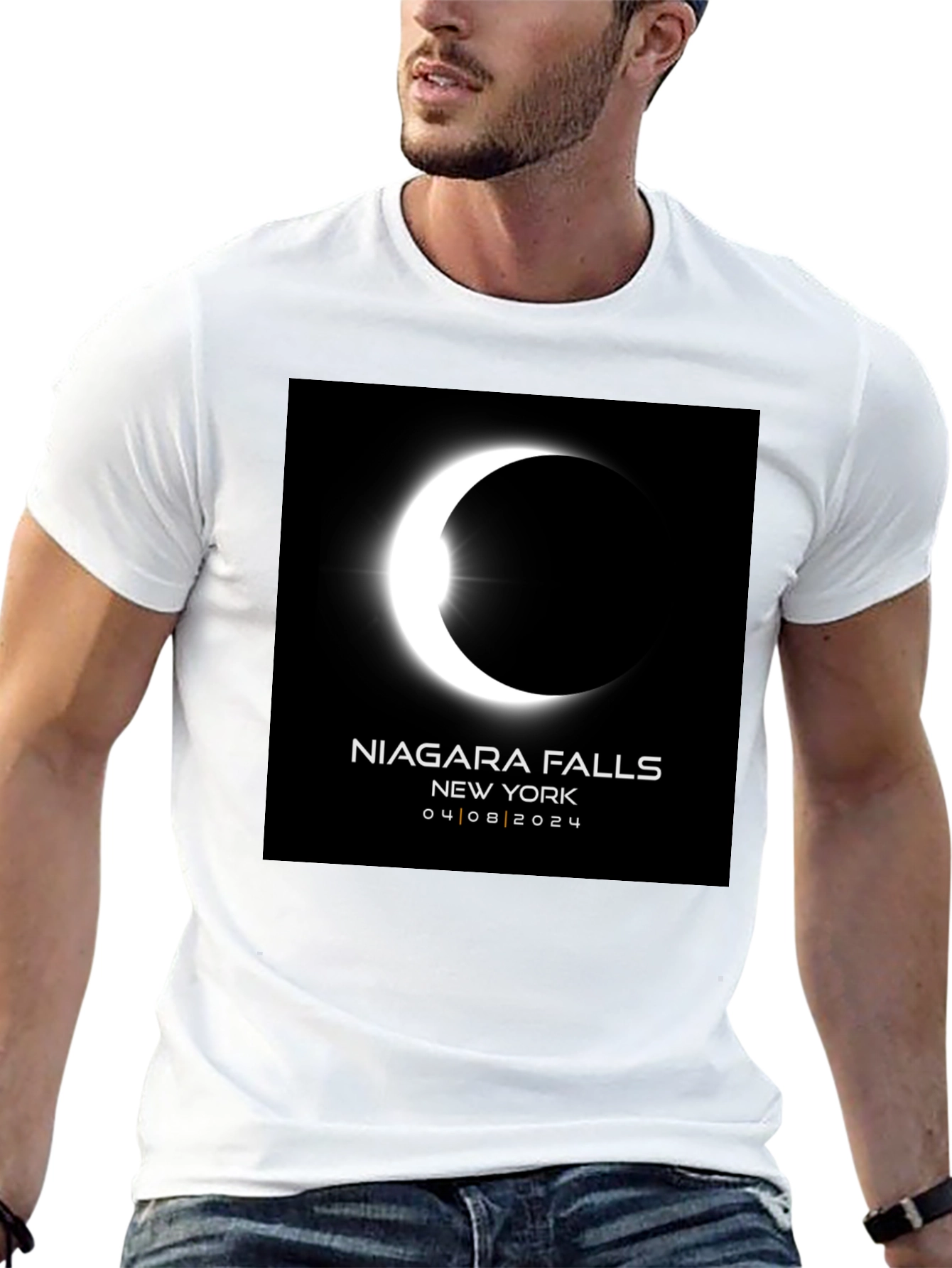 Niagara Falls Eclipse Graphic Tee - April 8 2024