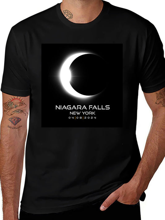 Niagara Falls Eclipse Graphic Tee - April 8 2024