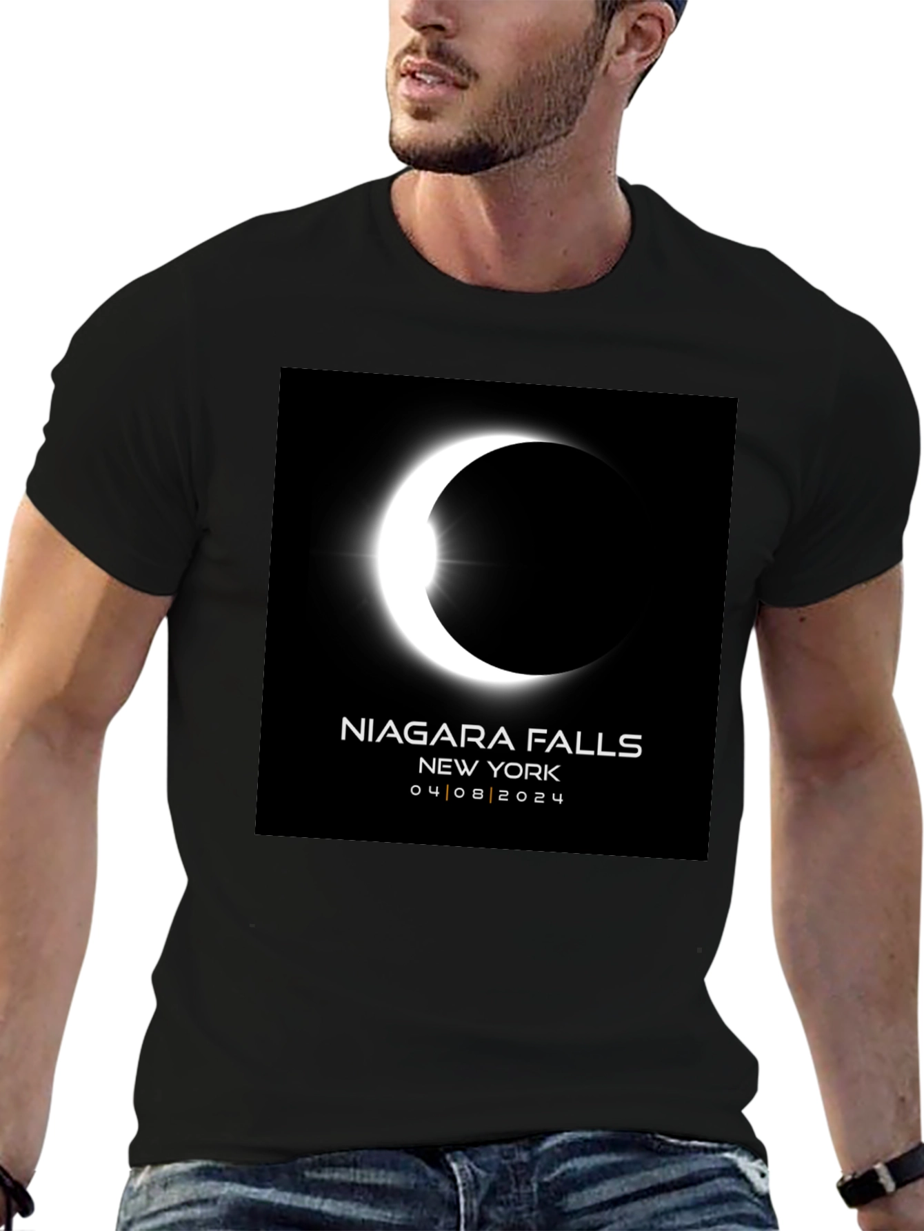 Niagara Falls Eclipse Graphic Tee - April 8 2024