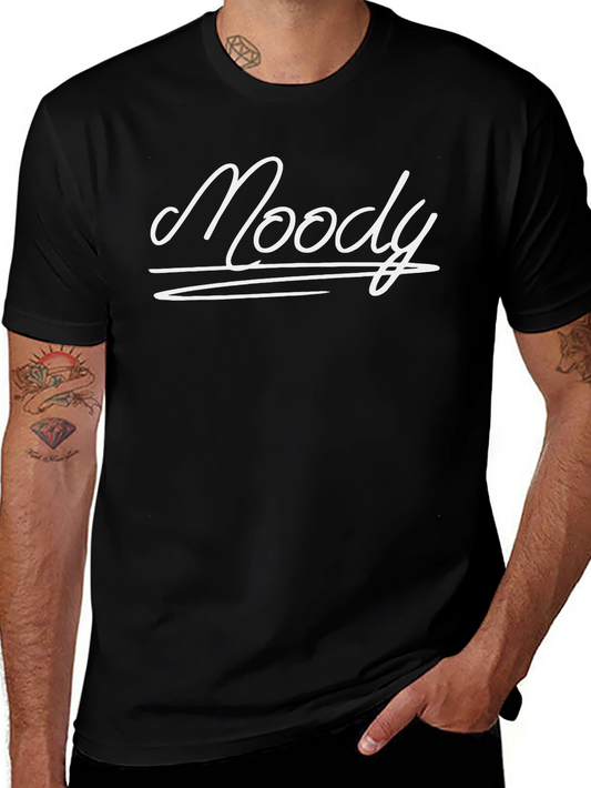 Moody Graphic Tee - Stylish Cotton T-Shirt