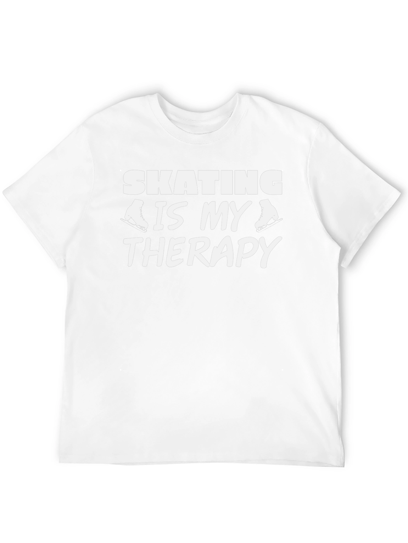 Skating is My Therapy T-Shirt - Black
