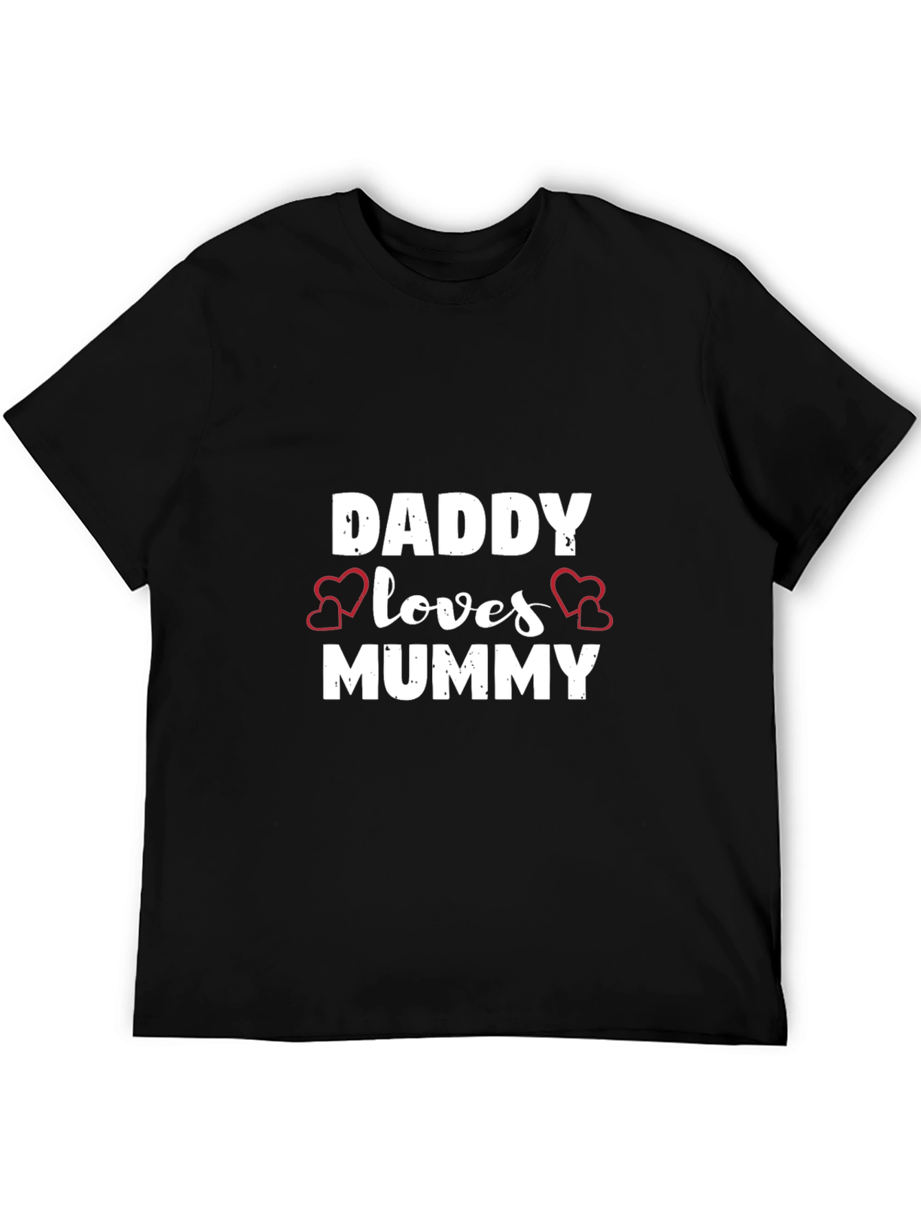 Daddy Loves Mummy Black T-Shirt