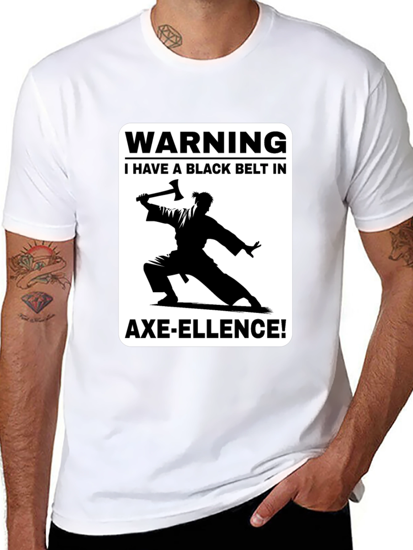 Axe-Ellence Black Belt Graphic Tee