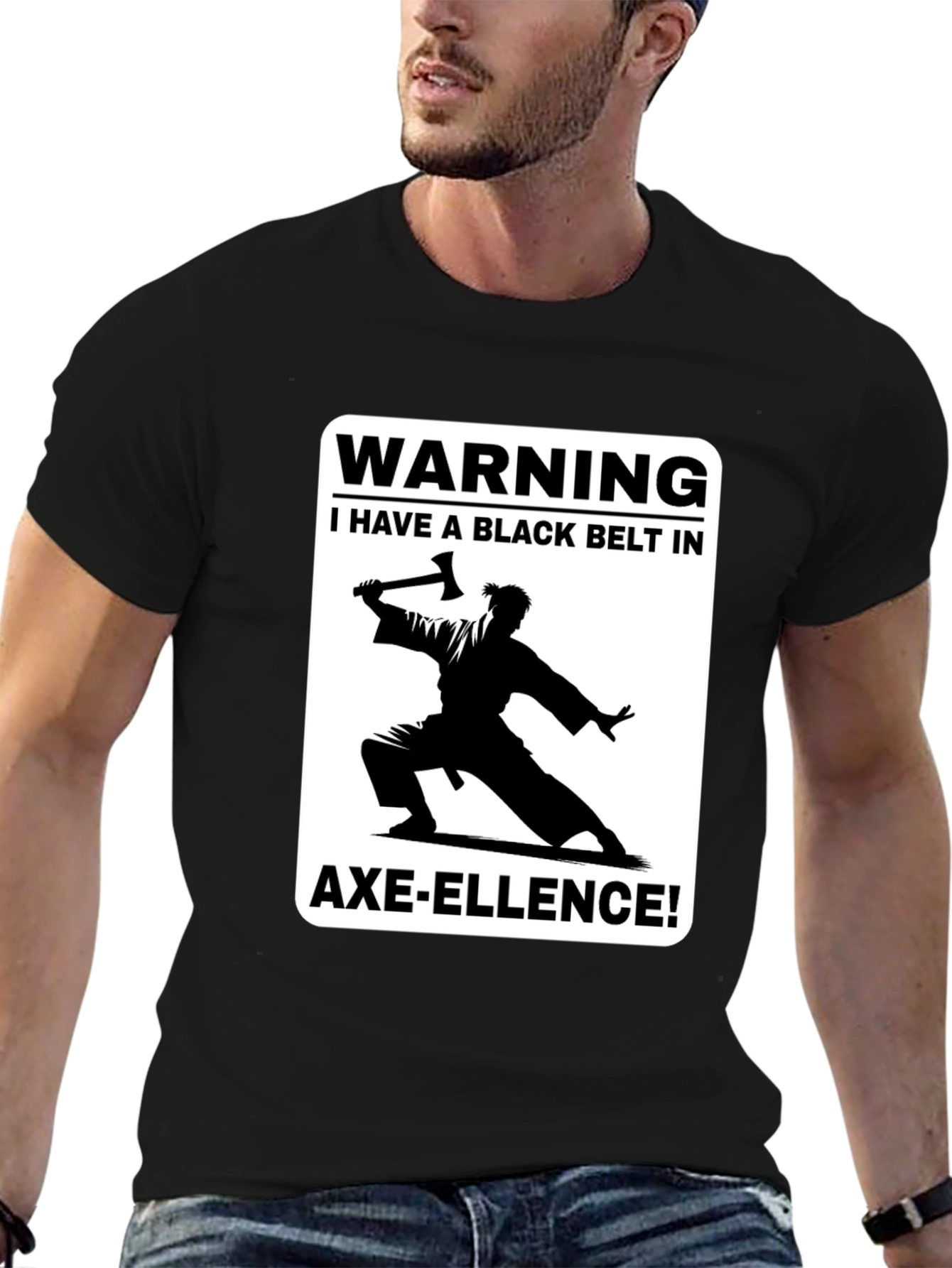 Axe-Ellence Black Belt Graphic Tee