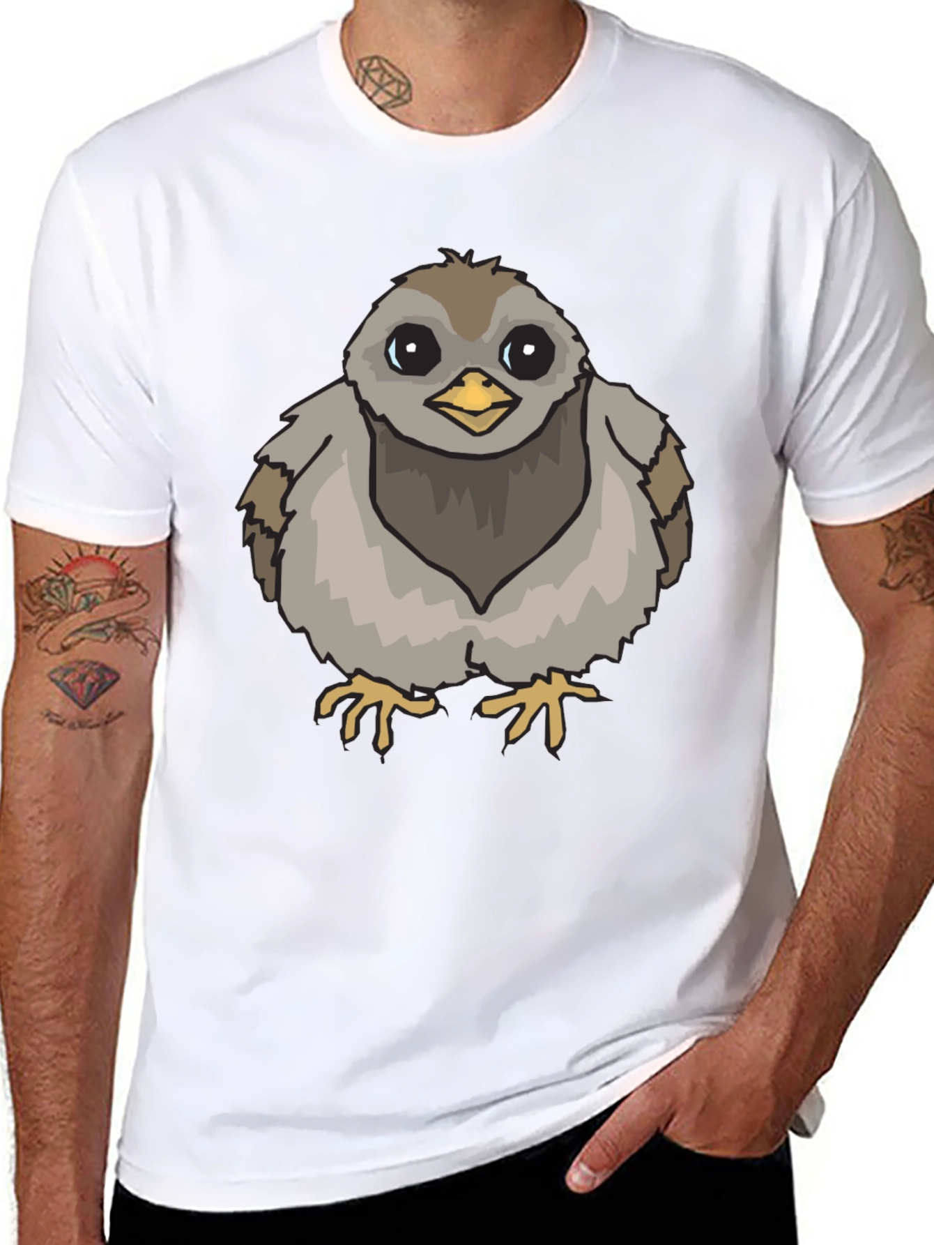 Cute Chick Graphic Tee - Soft Cotton T-Shirt