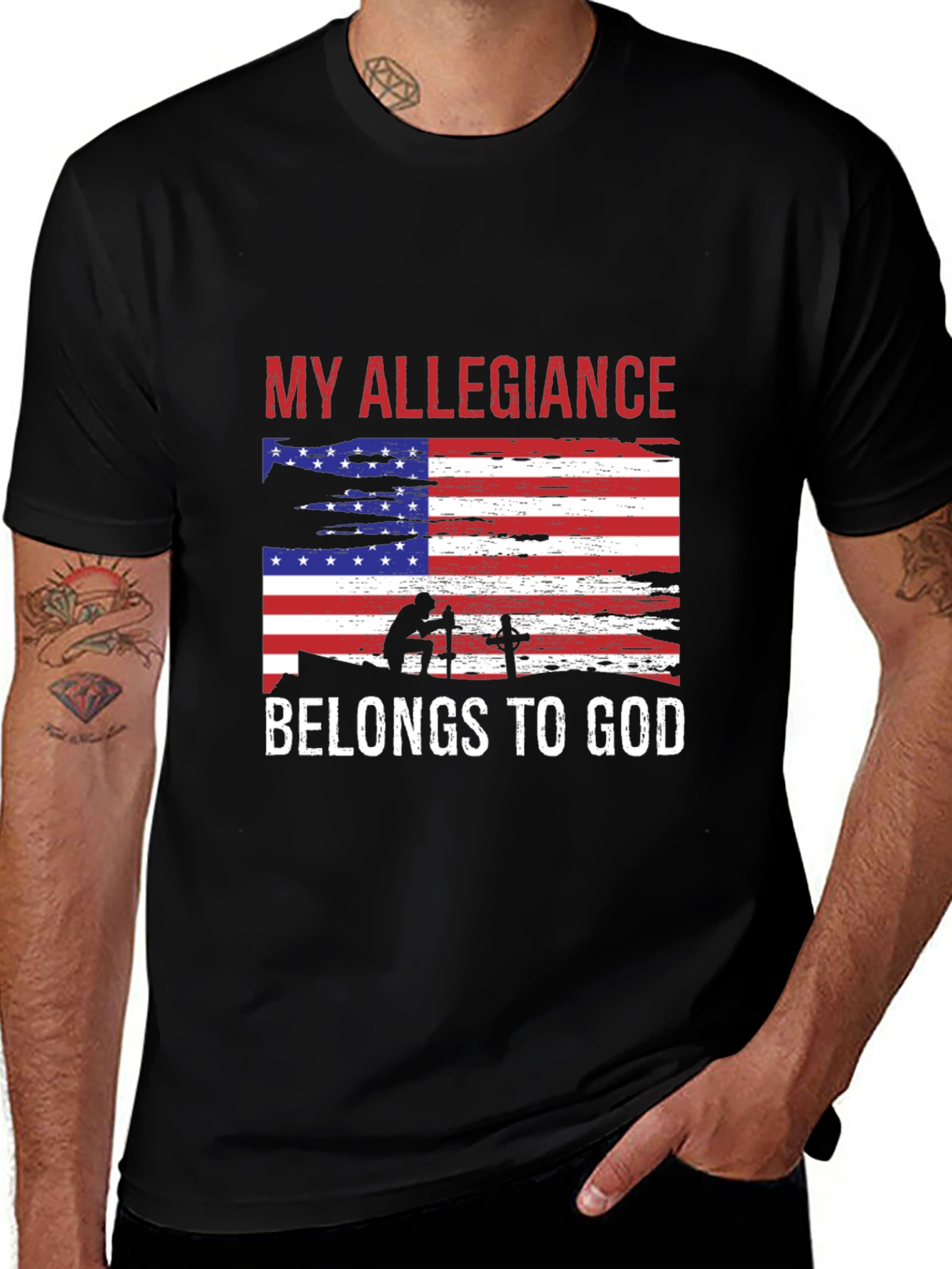 My Allegiance Belongs to God T-Shirt