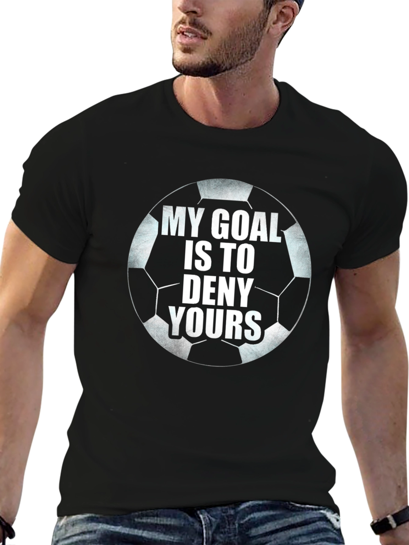 Soccer Goal T-Shirt - Deny Yours