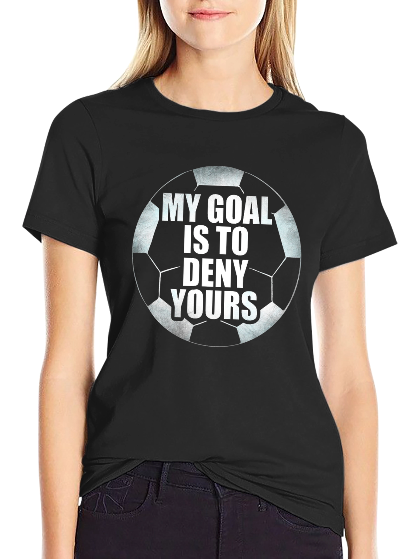 Soccer Goal T-Shirt - Deny Yours