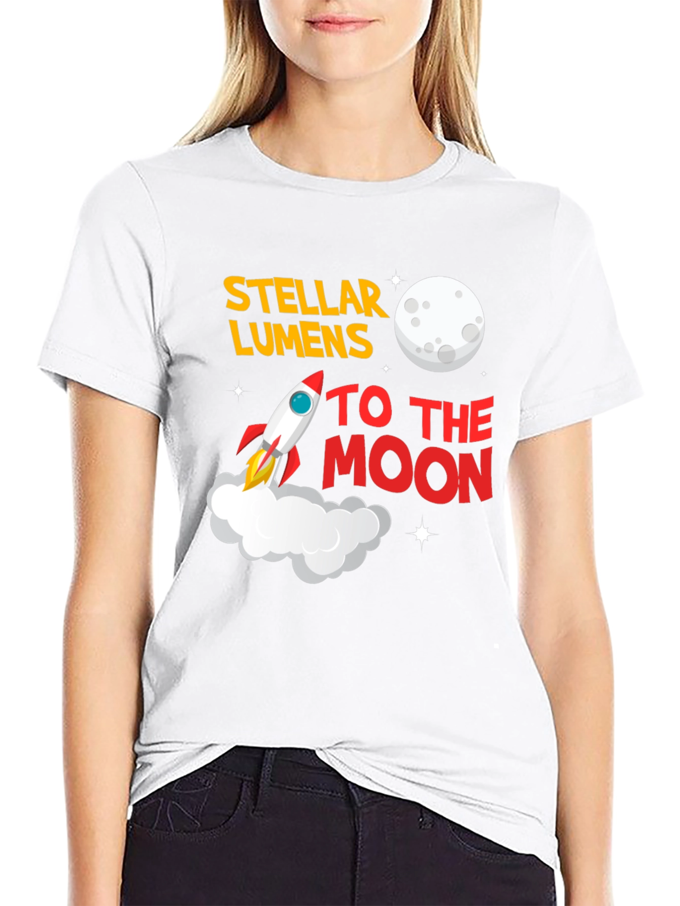Stellar Lumens To The Moon T-Shirt