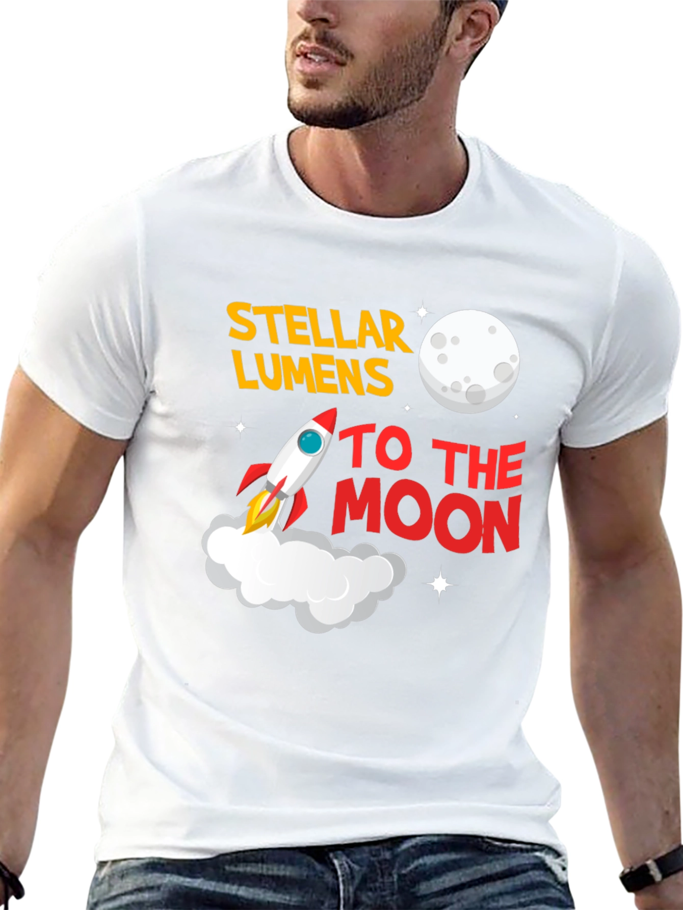 Stellar Lumens To The Moon T-Shirt