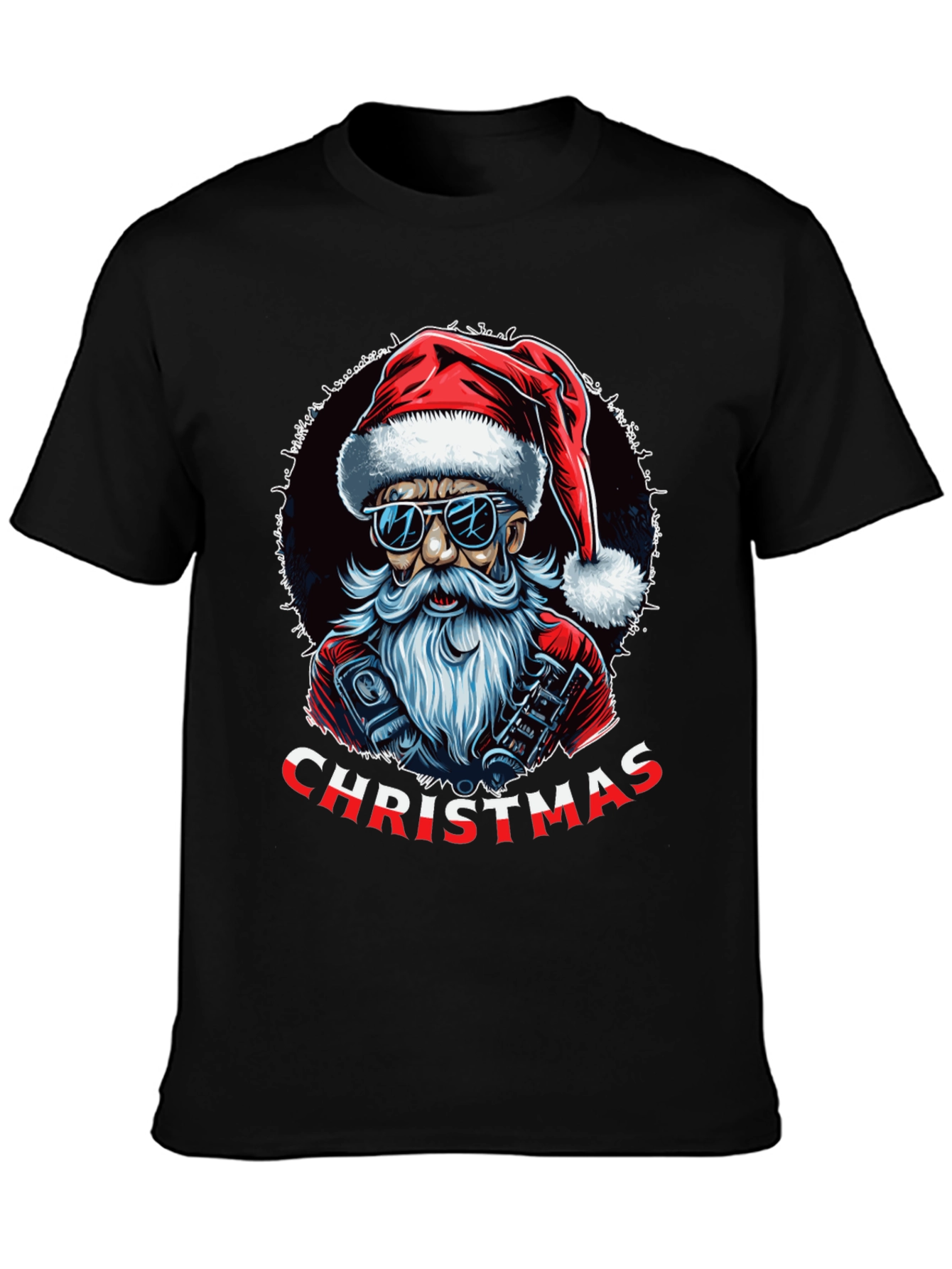 Cool Santa Christmas T-Shirt
