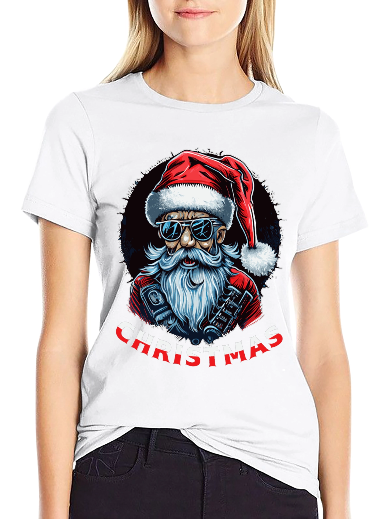 Cool Santa Christmas T-Shirt