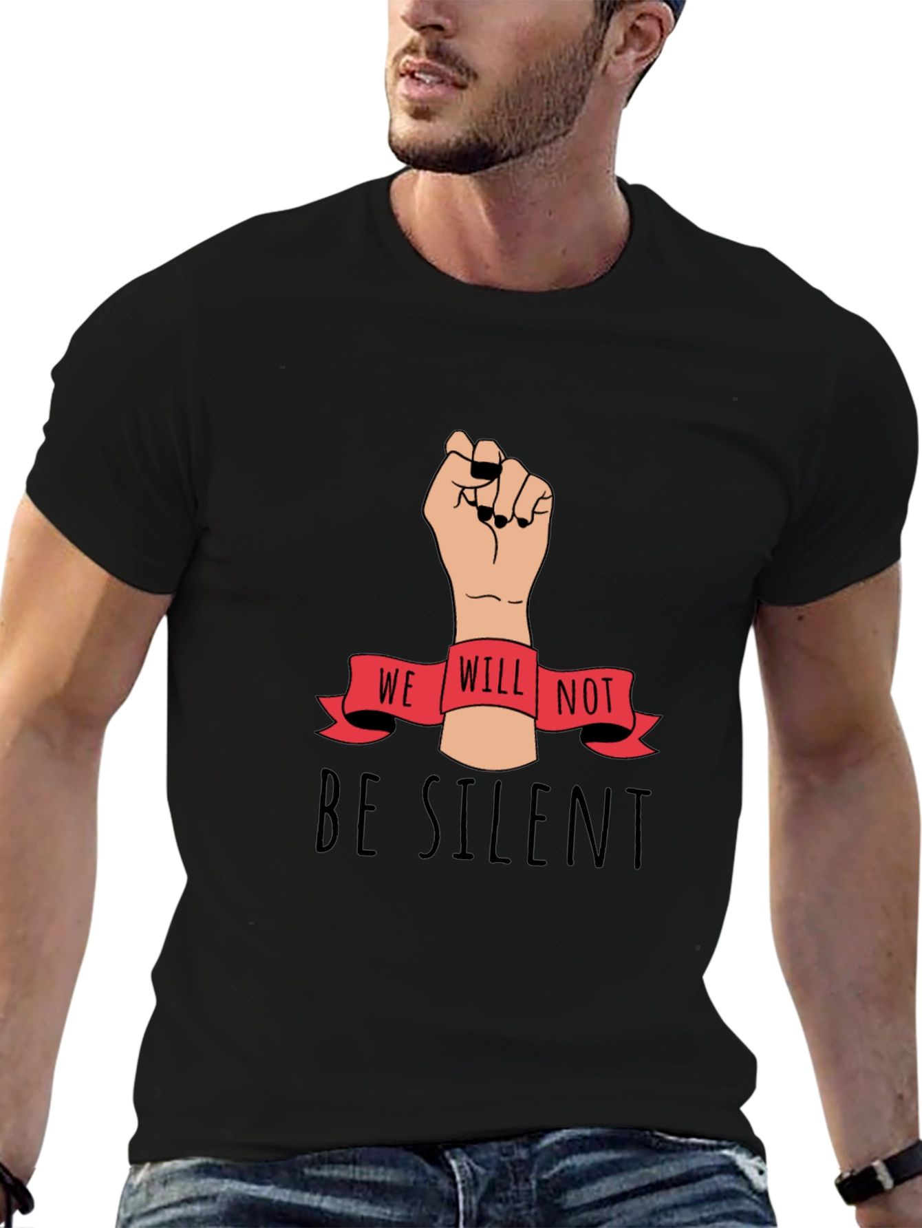 We Will Not Be Silent Graphic Tee