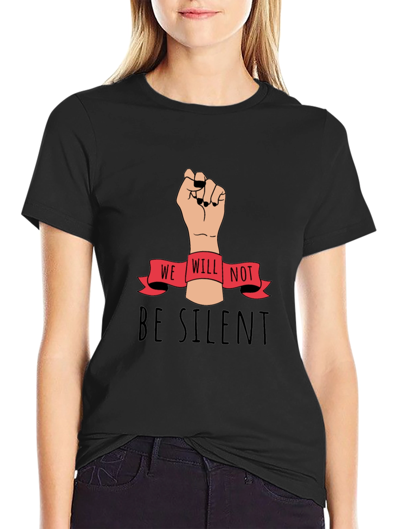 We Will Not Be Silent Graphic Tee