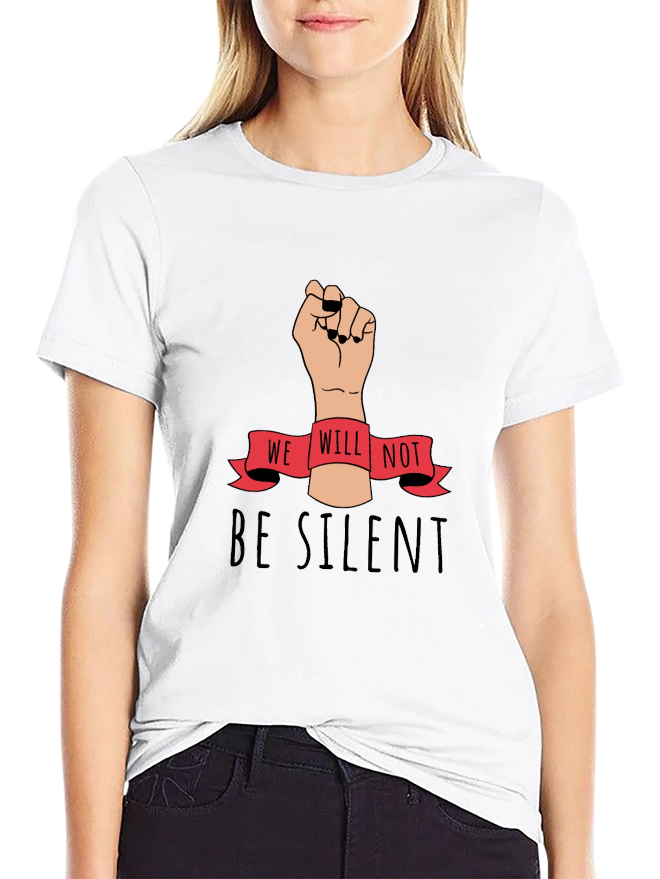 We Will Not Be Silent Graphic Tee