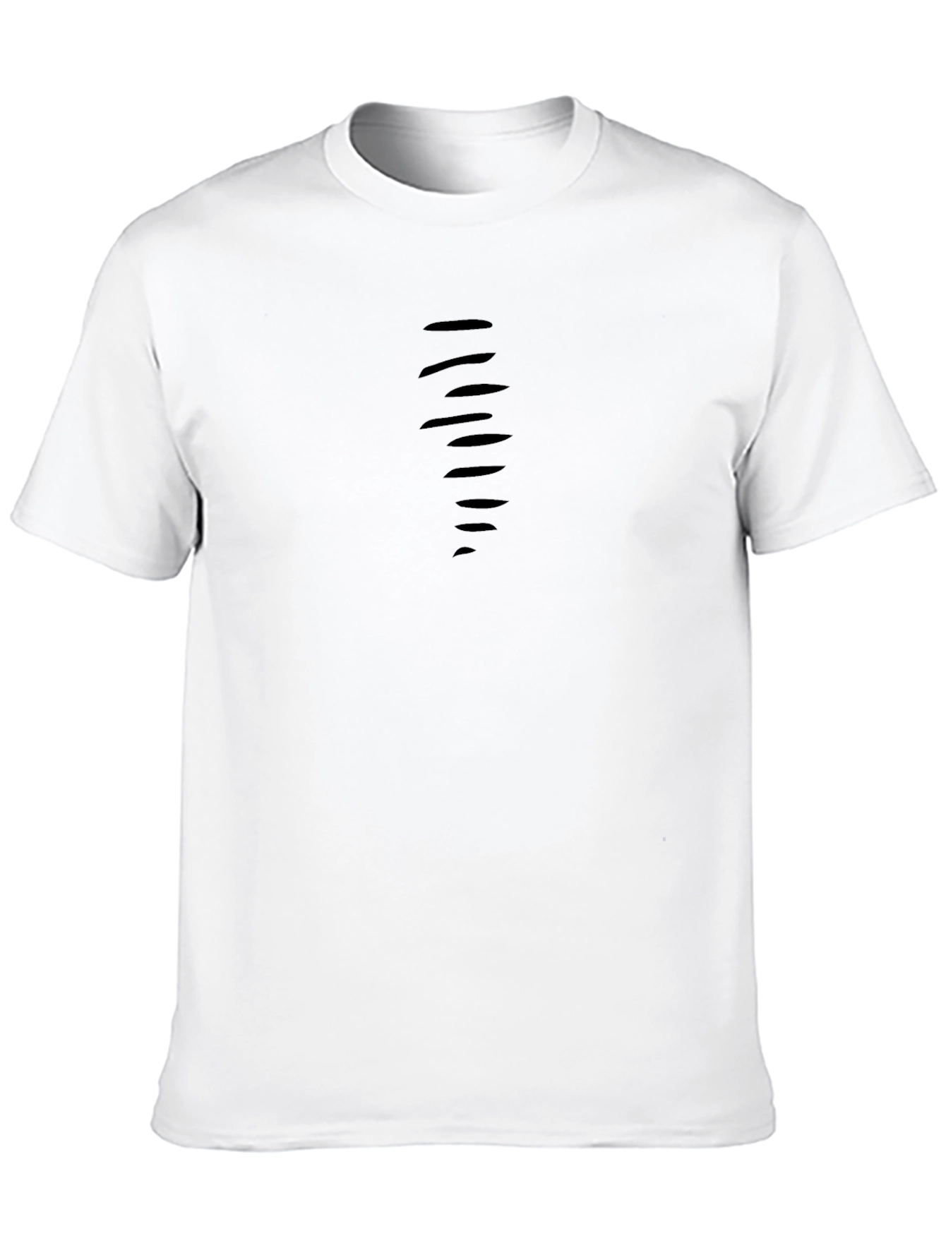 Ripped Style Black Tee