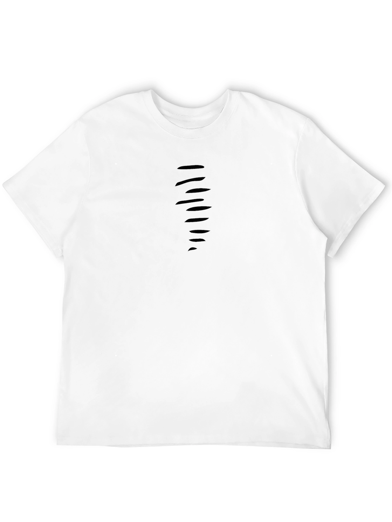 Ripped Style Black Tee