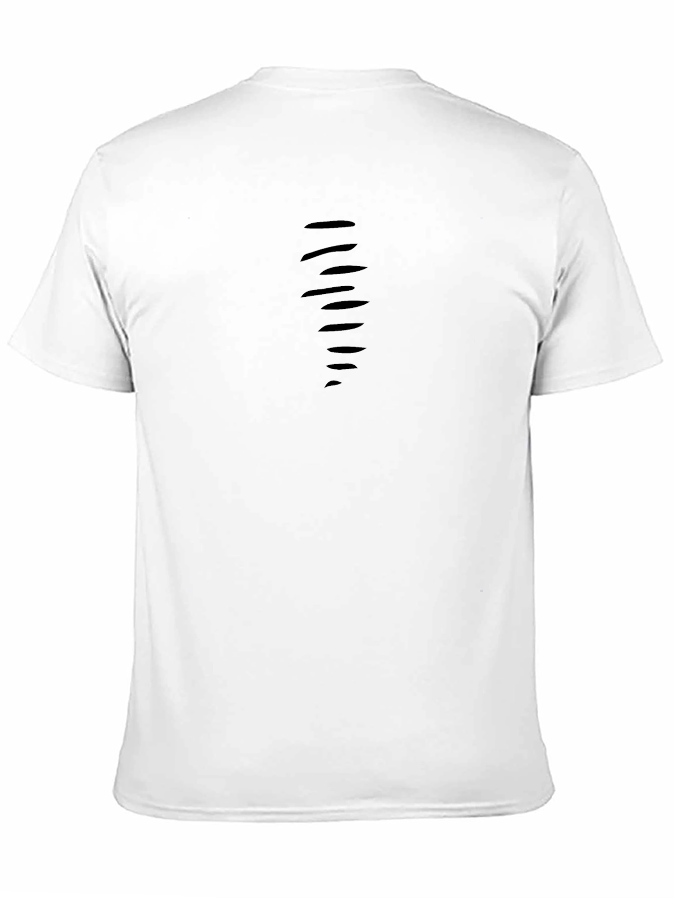 Ripped Style Black Tee