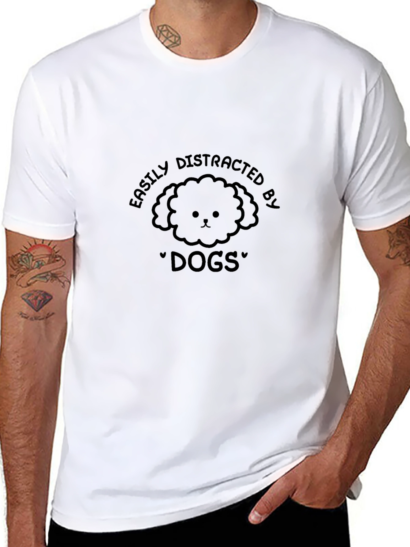 Easily Distracted By Dogs T-Shirt