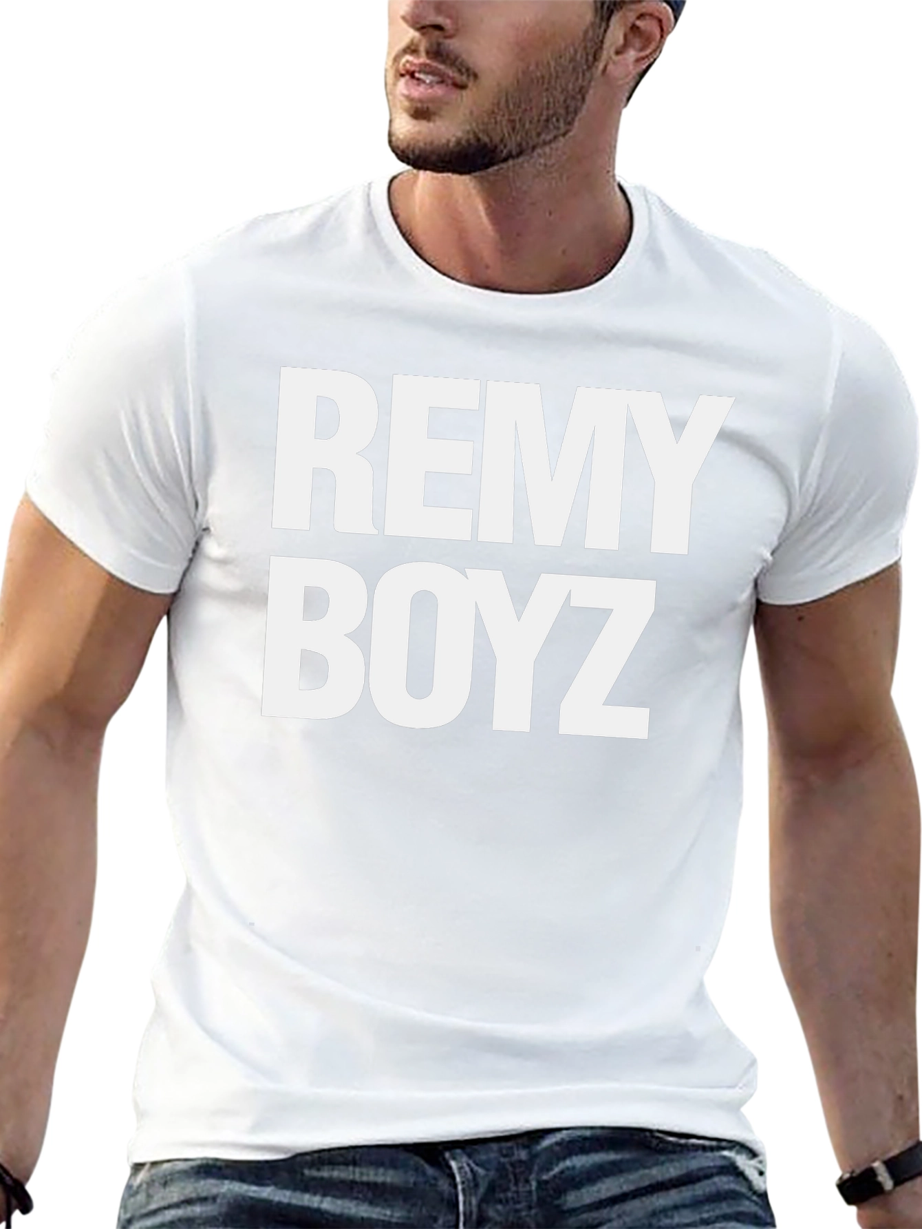 Remy Boyz Black Graphic T-Shirt - Casual Wear